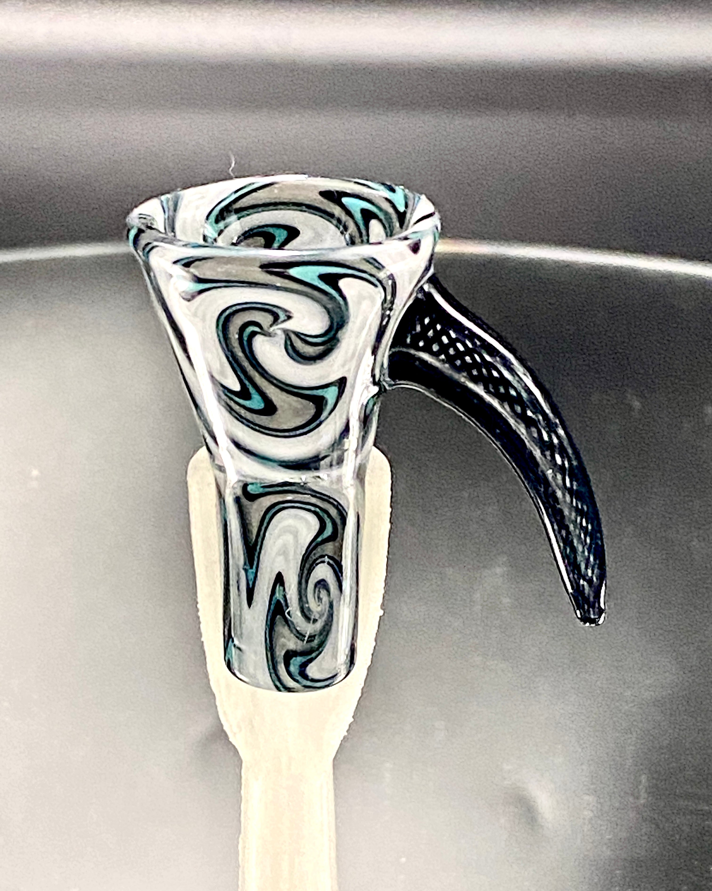 Pajay Fully Worked Martini 14mm Slide #1 - TheSmokeyMcPotz Collection 