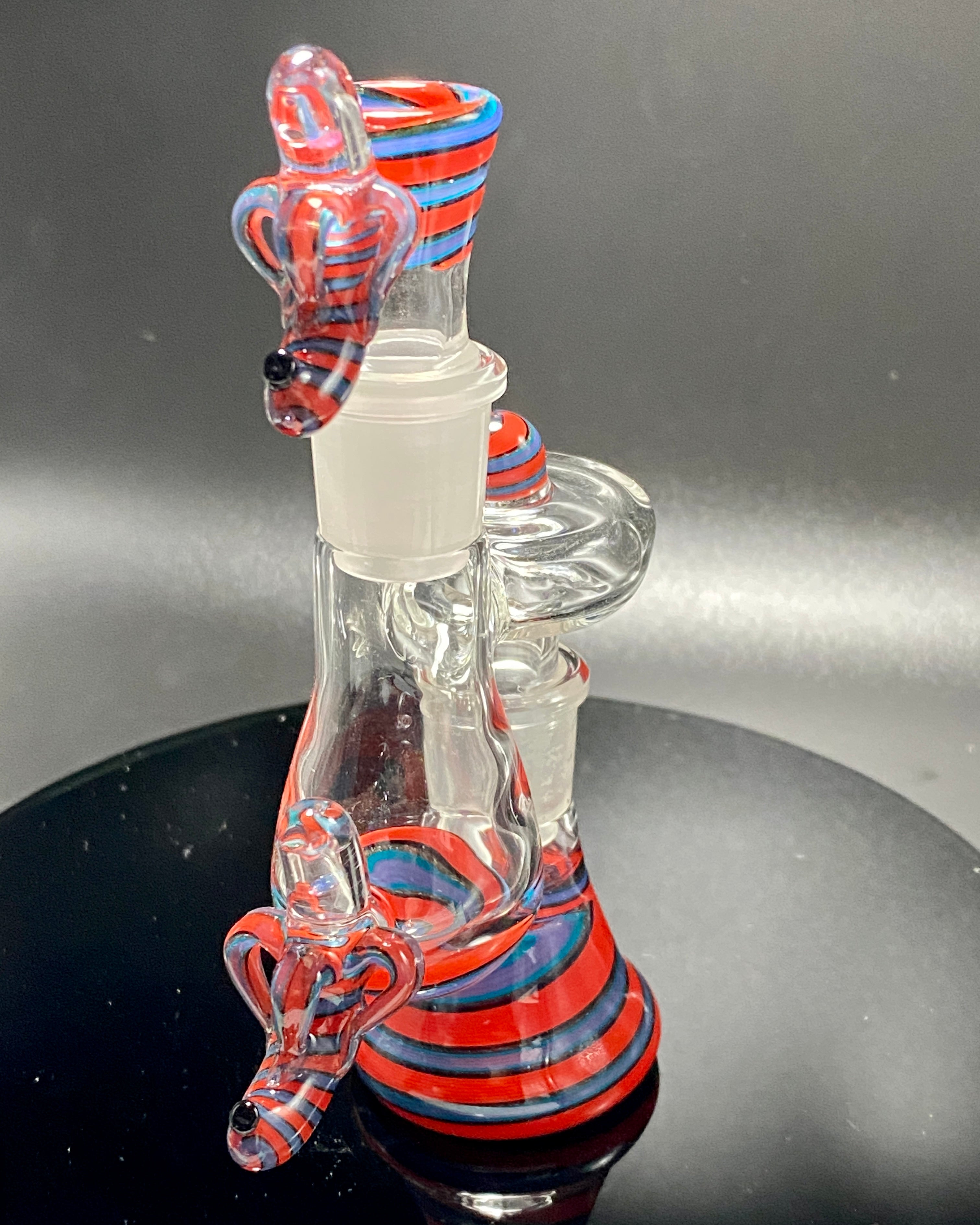 Dippy Glass 18mm Matching Dry Catch Set - TheSmokeyMcPotz Collection 