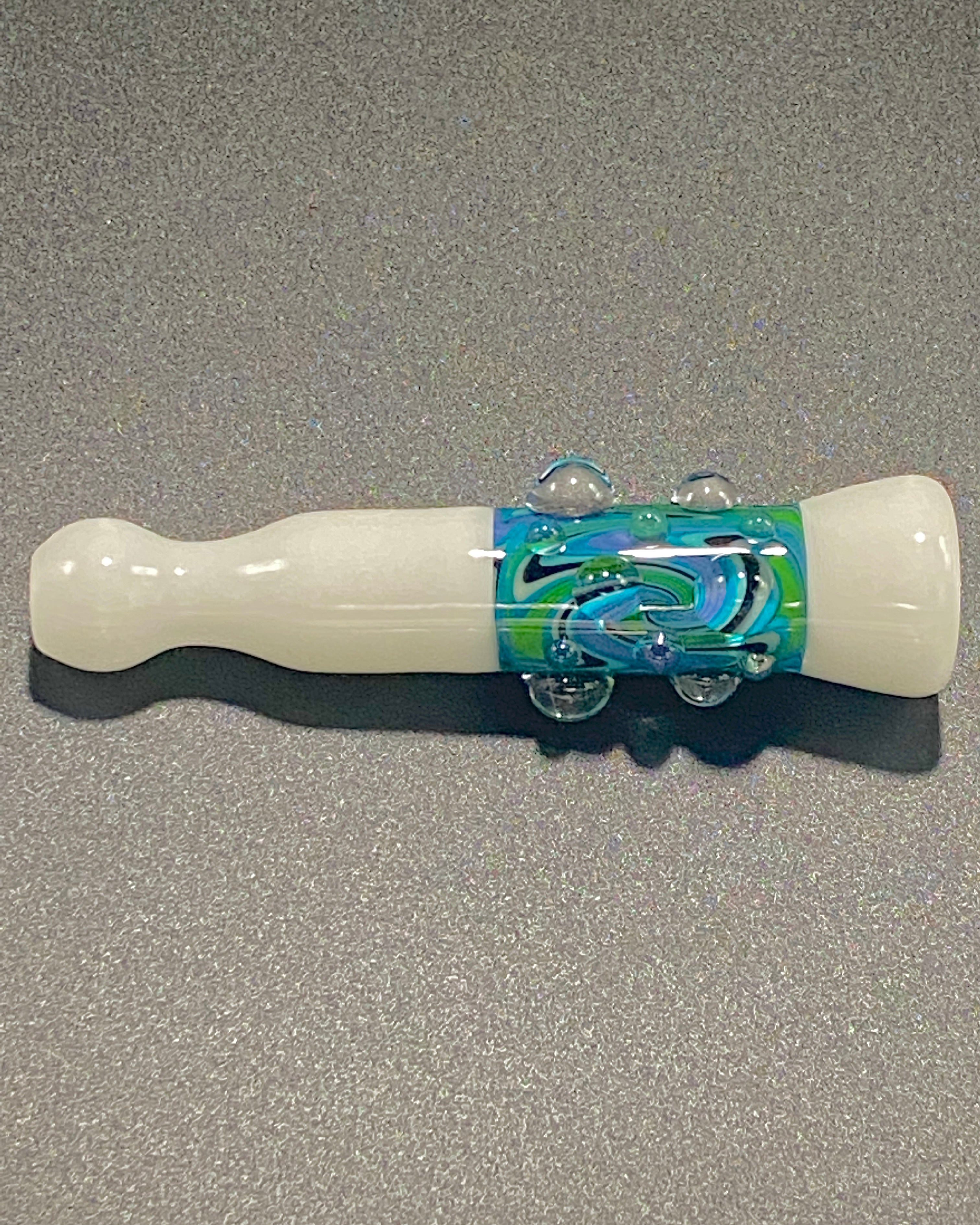 Pajay Worked Chillum White - TheSmokeyMcPotz Collection 