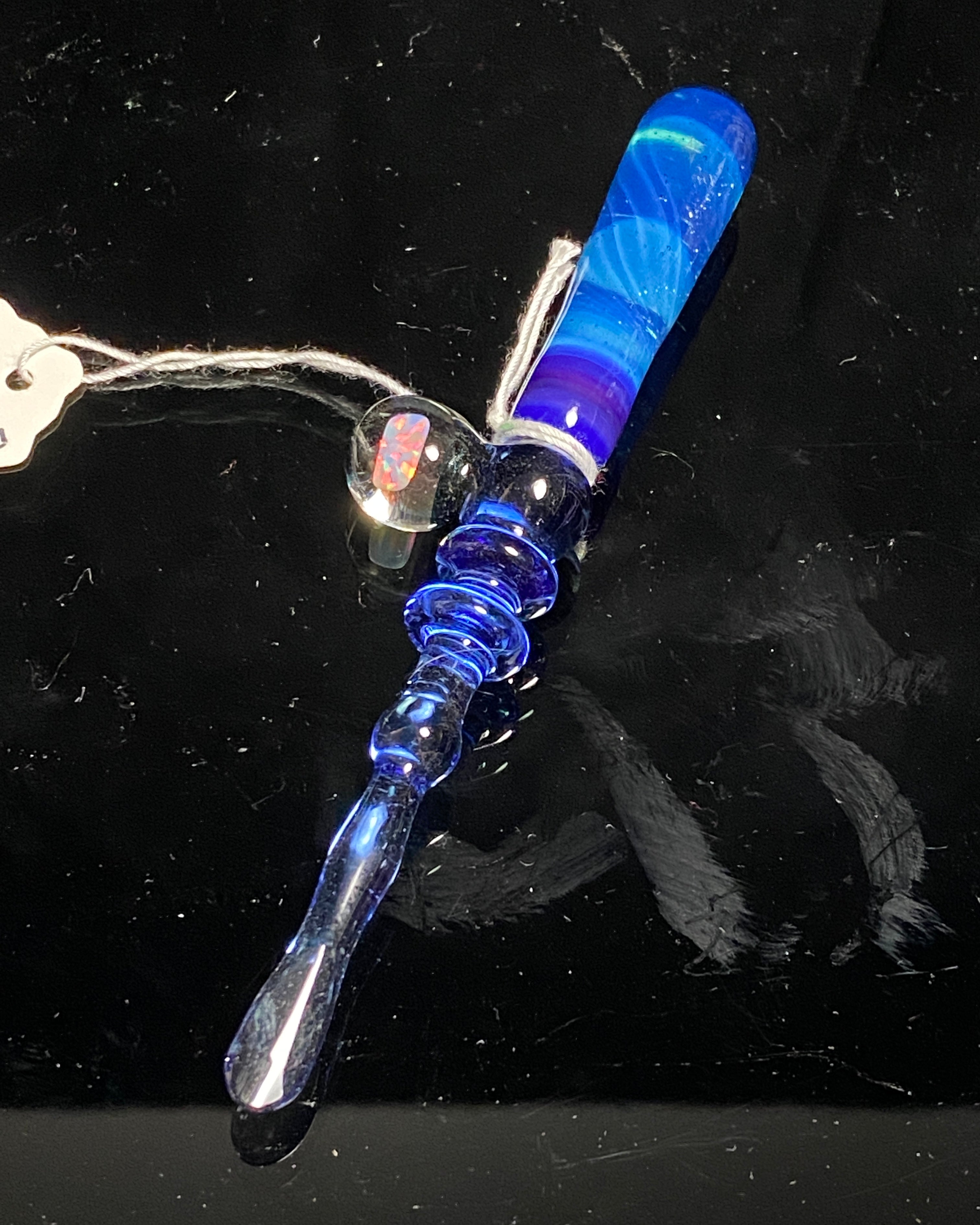 Fearn Gully Dab Tool Stardust & Moonstone w- Opal - TheSmokeyMcPotz Collection 