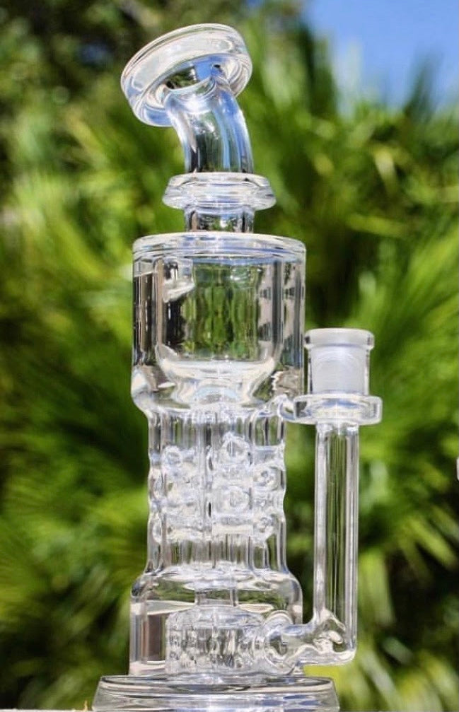 Leisure Glass Baby Jesus Incycler 14mm - TheSmokeyMcPotz Collection 