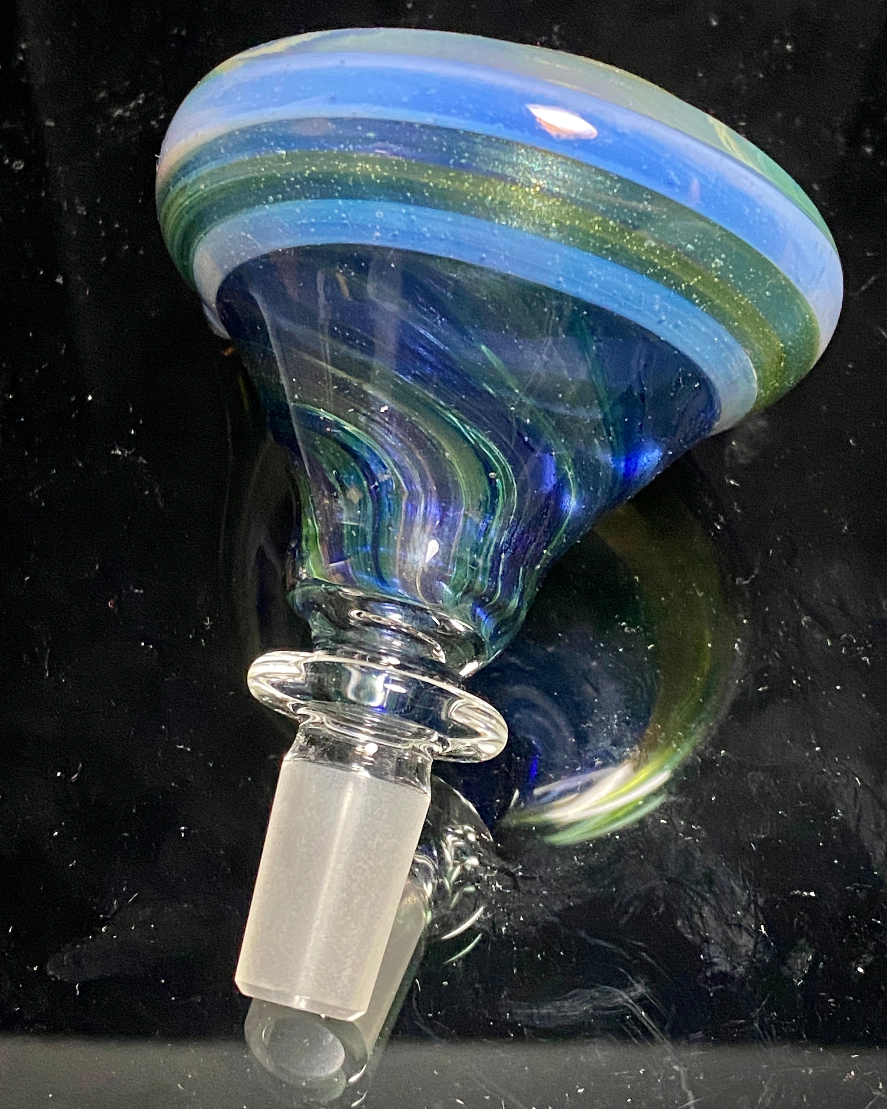 Jhanny Rise Saucer Bowl 14mm #4 - TheSmokeyMcPotz Collection 