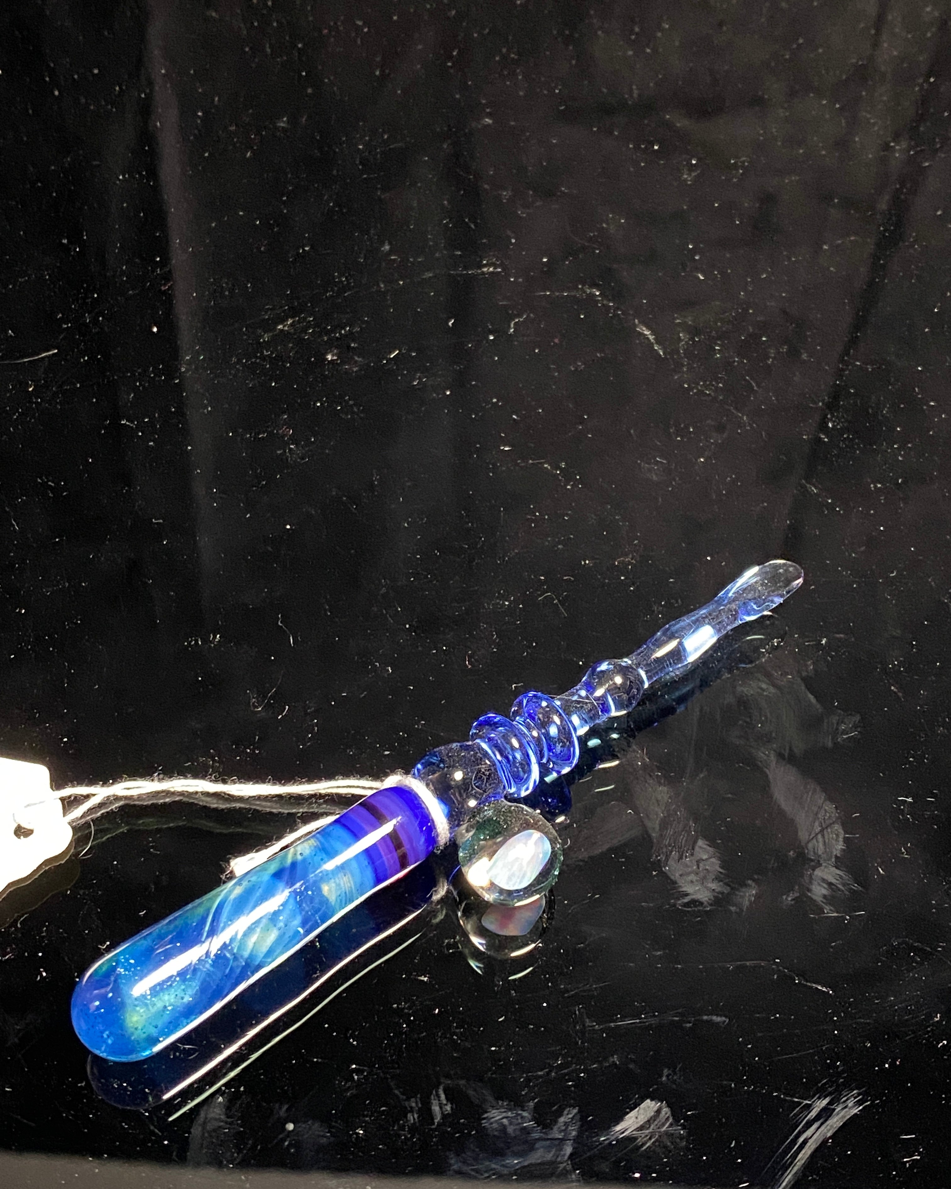 Fearn Gully Dab Tool Stardust & Moonstone w- Opal - TheSmokeyMcPotz Collection 
