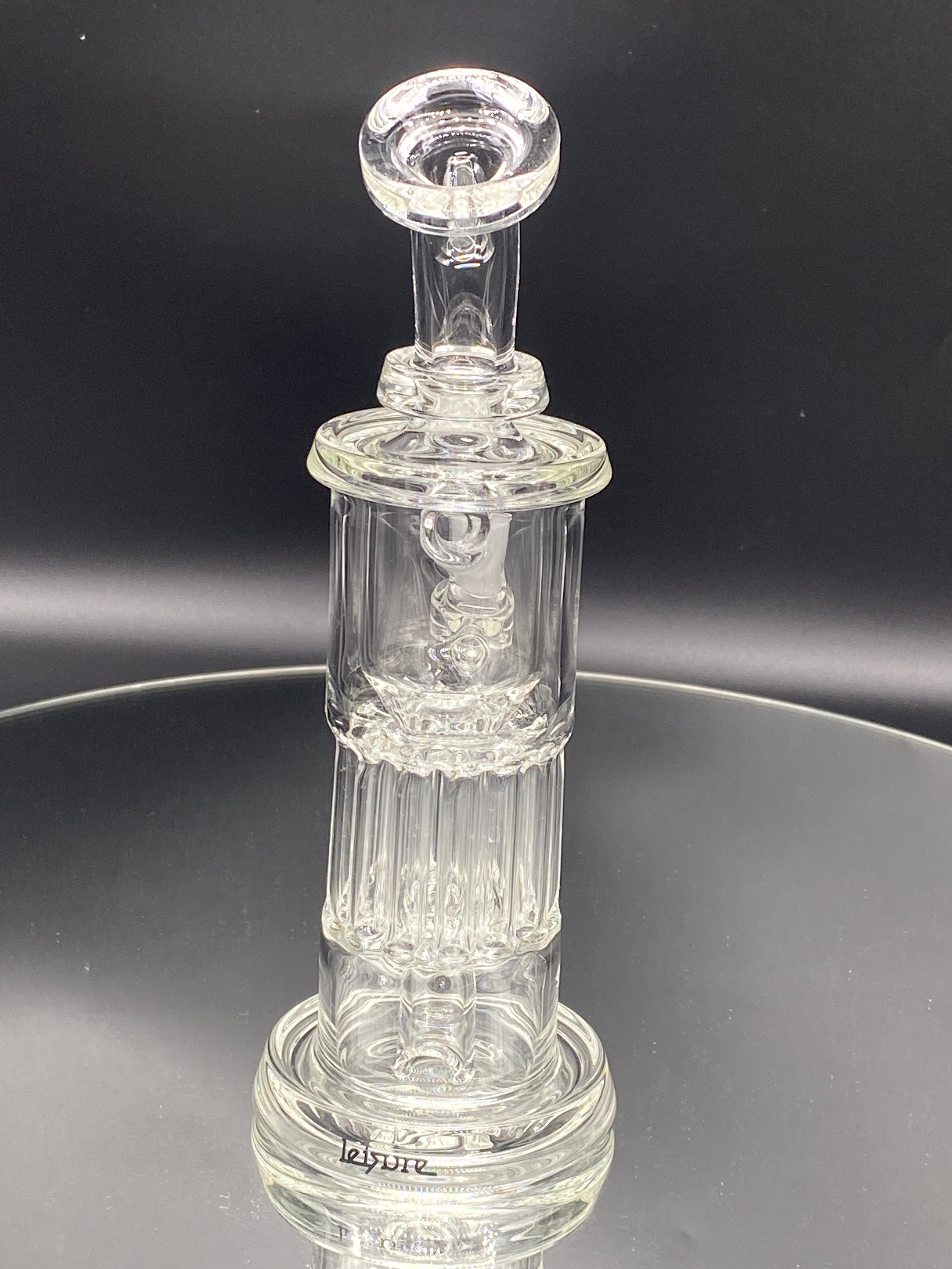 Leisure Glass Pillar Incycler 14mm - TheSmokeyMcPotz Collection 