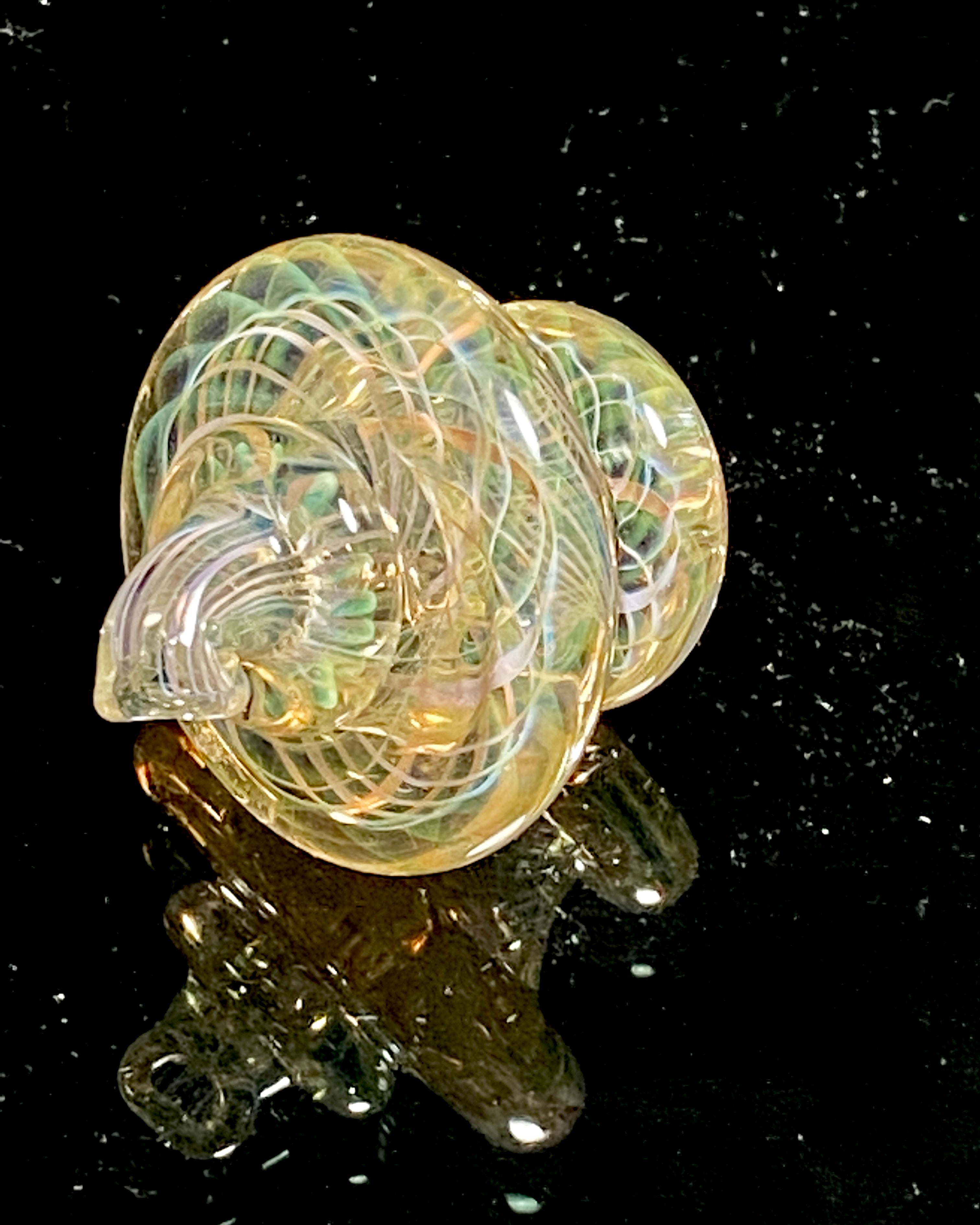 Jhanny Rise Fully Fumed Dab Cap #3 - TheSmokeyMcPotz Collection 