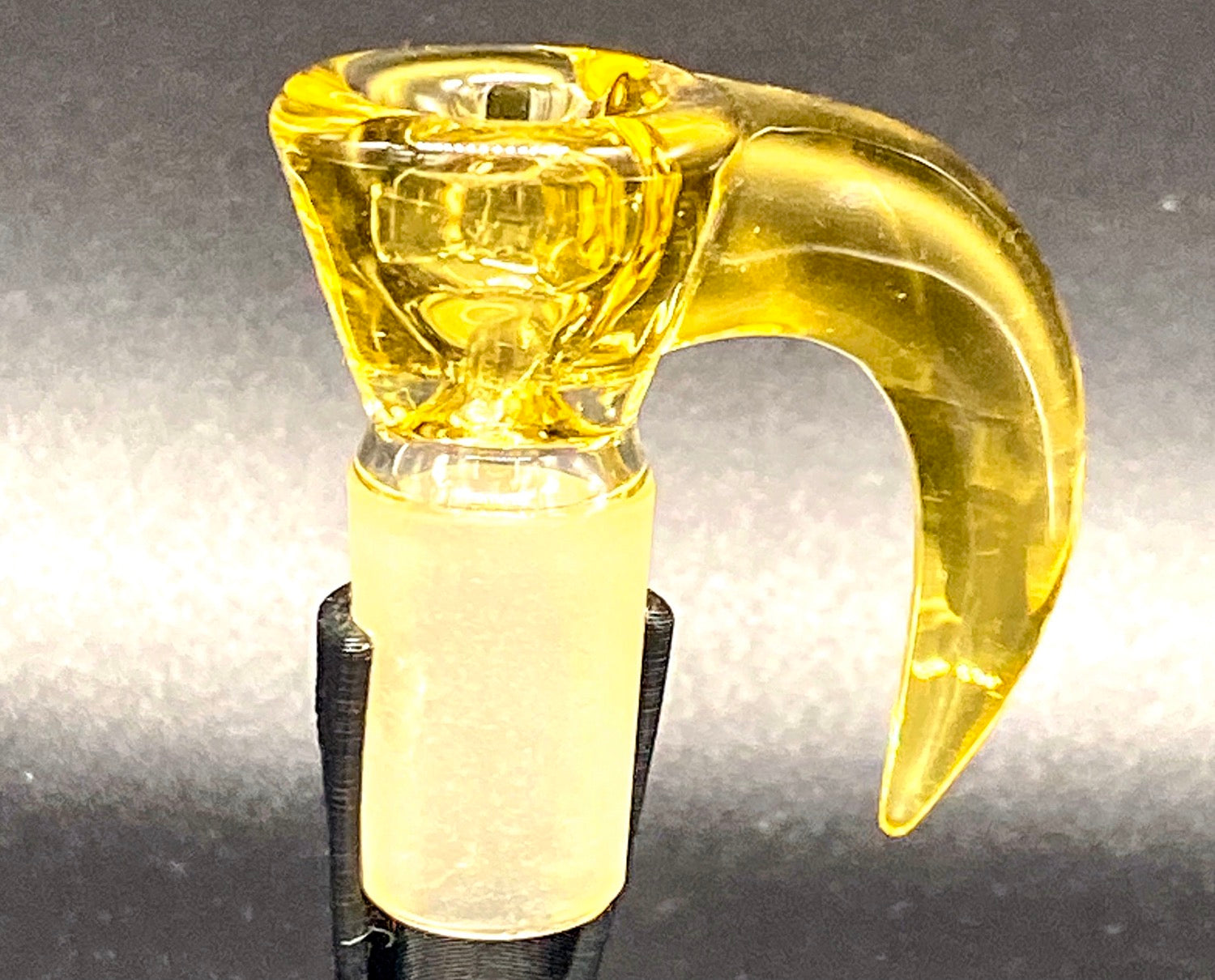 Simple Lemon Farmer 18mm Experimental #31 CFL Reactive Single Hole Slide - TheSmokeyMcPotz Collection 
