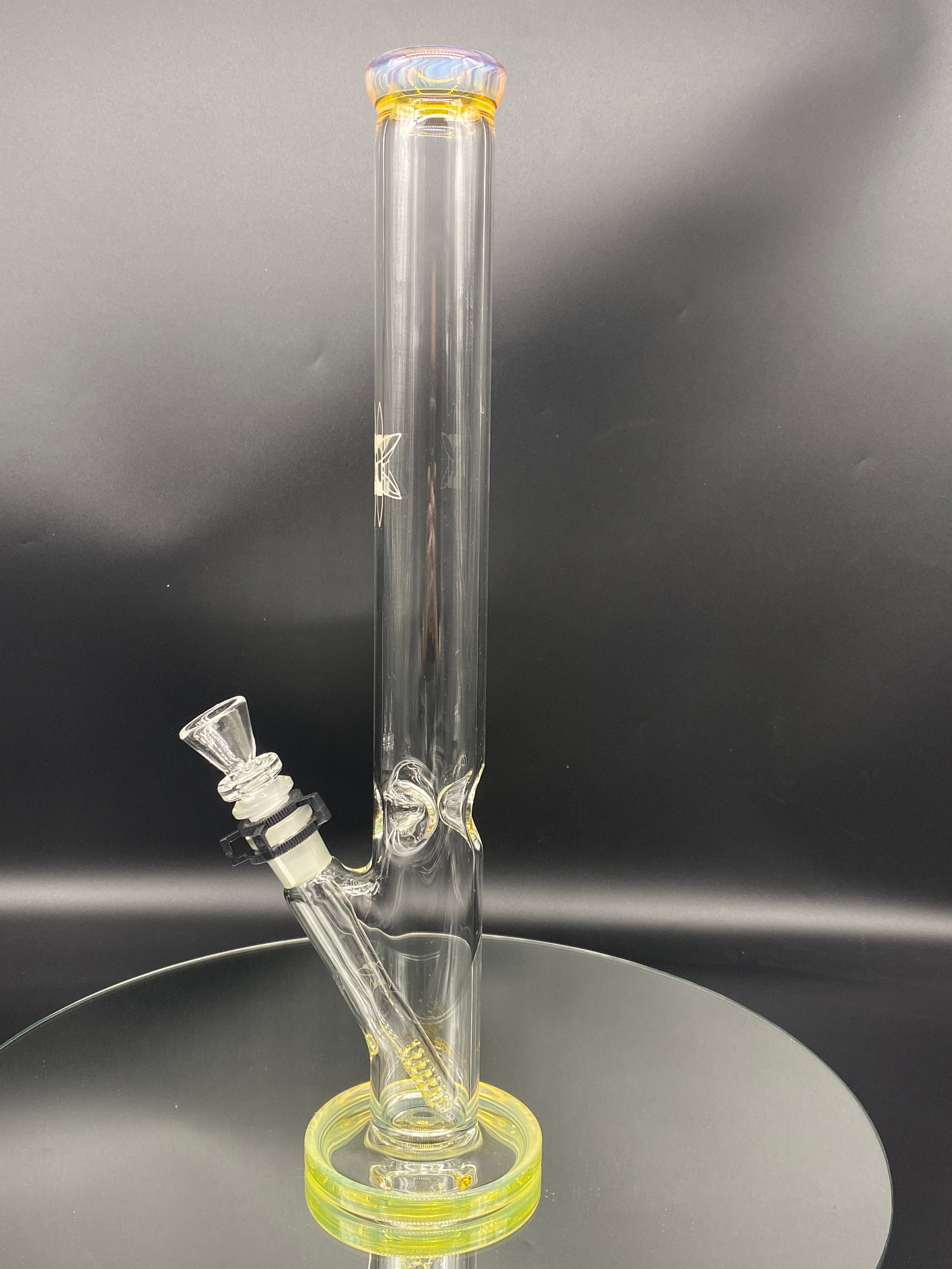 ILL Glass 17" NS Yellow 44x4 Tube - TheSmokeyMcPotz Collection 