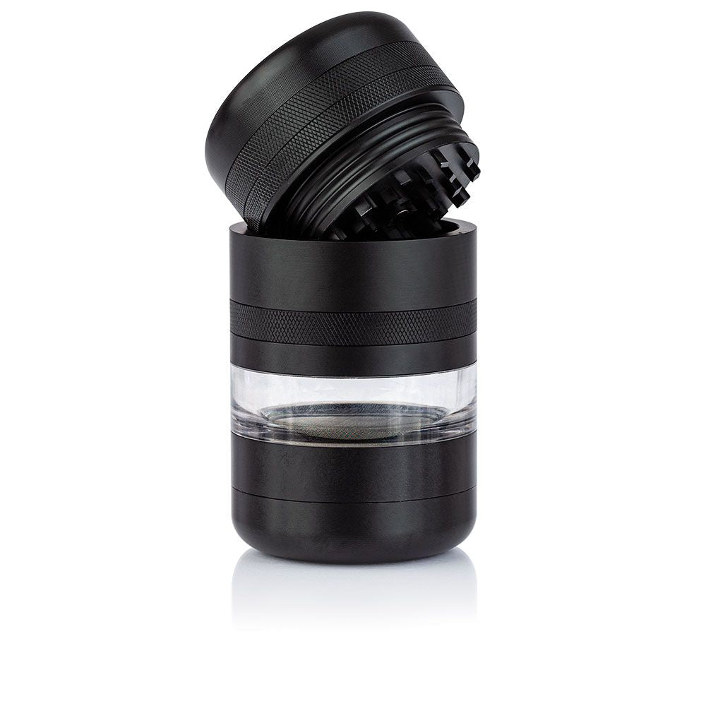Kannastor GR8TR V2 Jar Body Grinder - Matte Black - TheSmokeyMcPotz Collection 