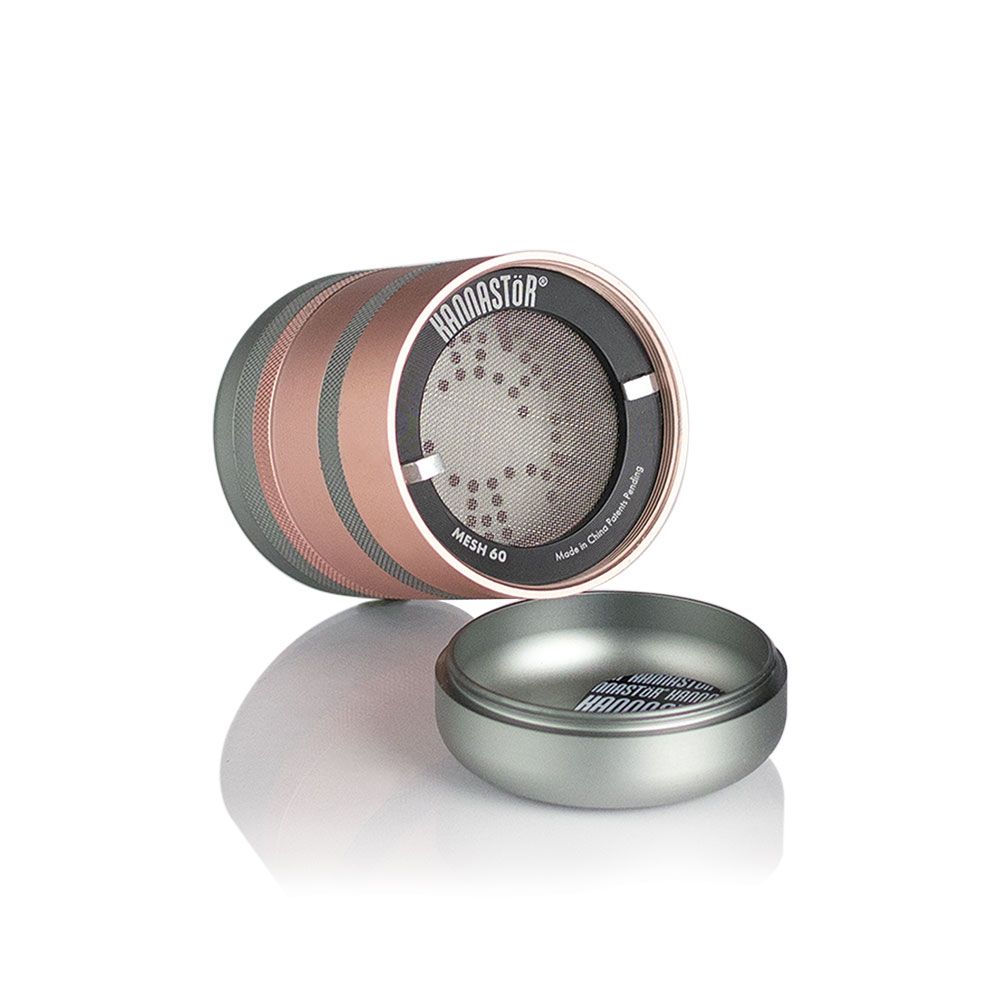 Kannastor GR8TR V2 Jar Body Grinder - Rose Gold - TheSmokeyMcPotz Collection 