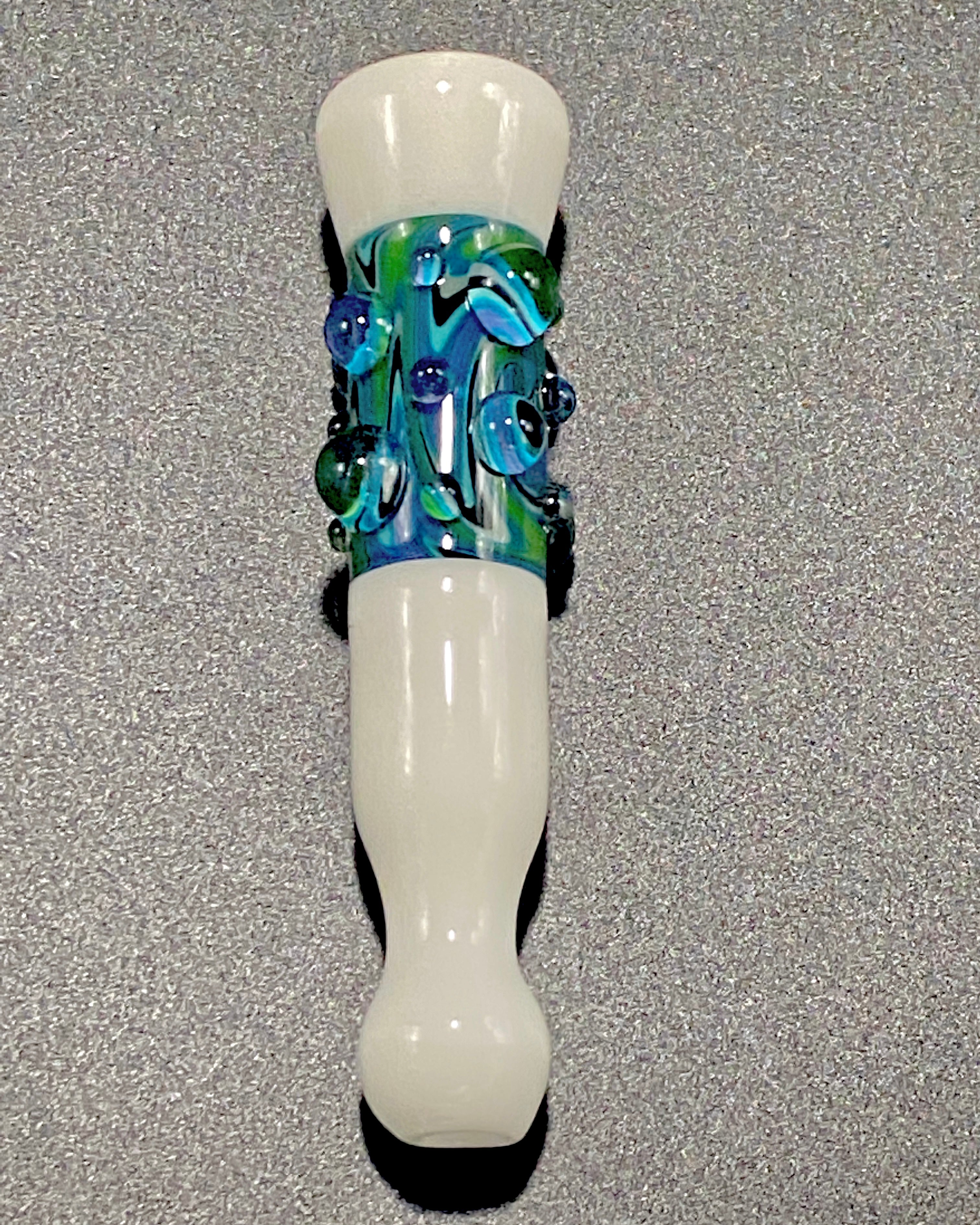 Pajay Worked Chillum White - TheSmokeyMcPotz Collection 