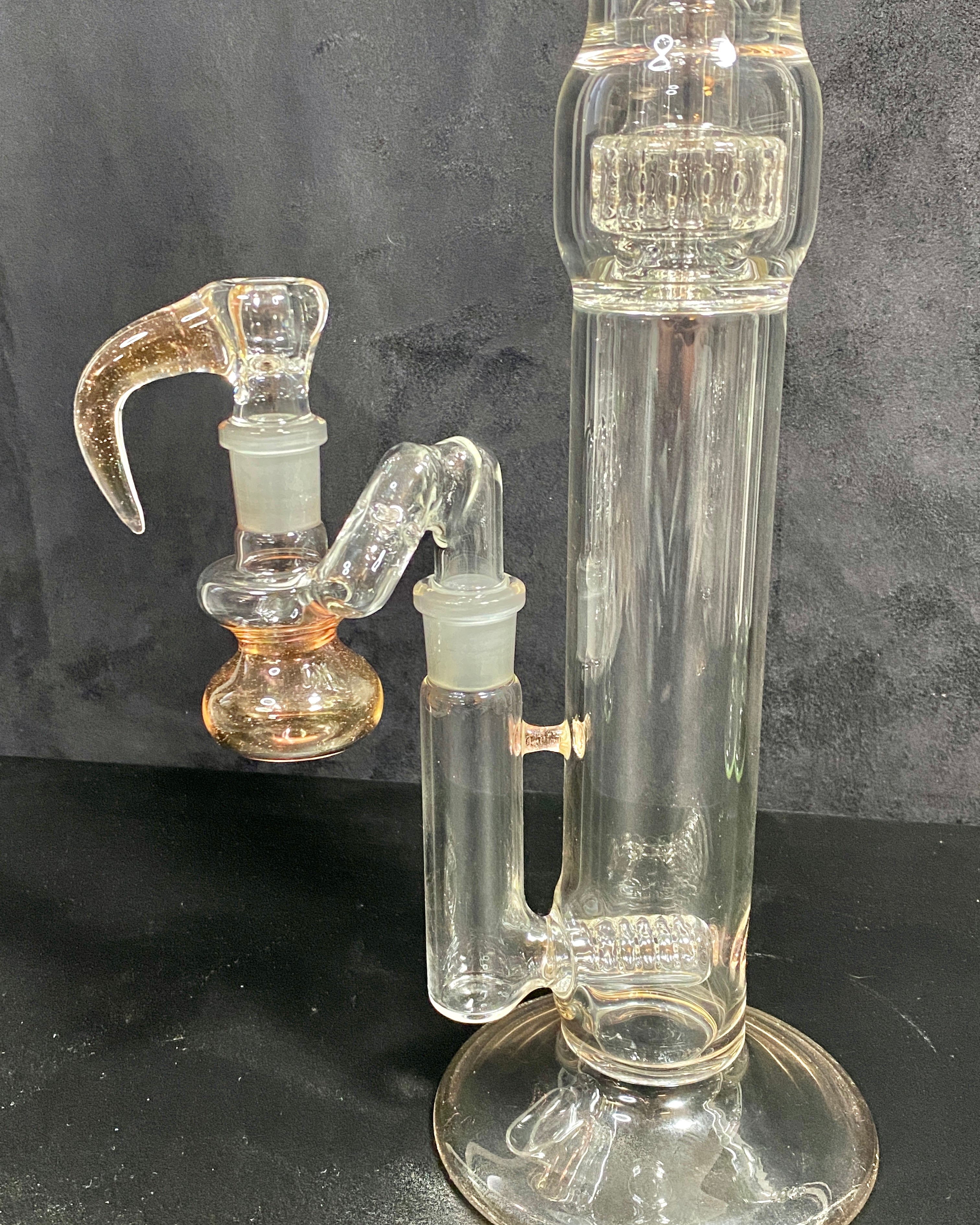 5 3lements Glass CFL Serum Double Grid Full w- Ash Catcher - TheSmokeyMcPotz Collection 