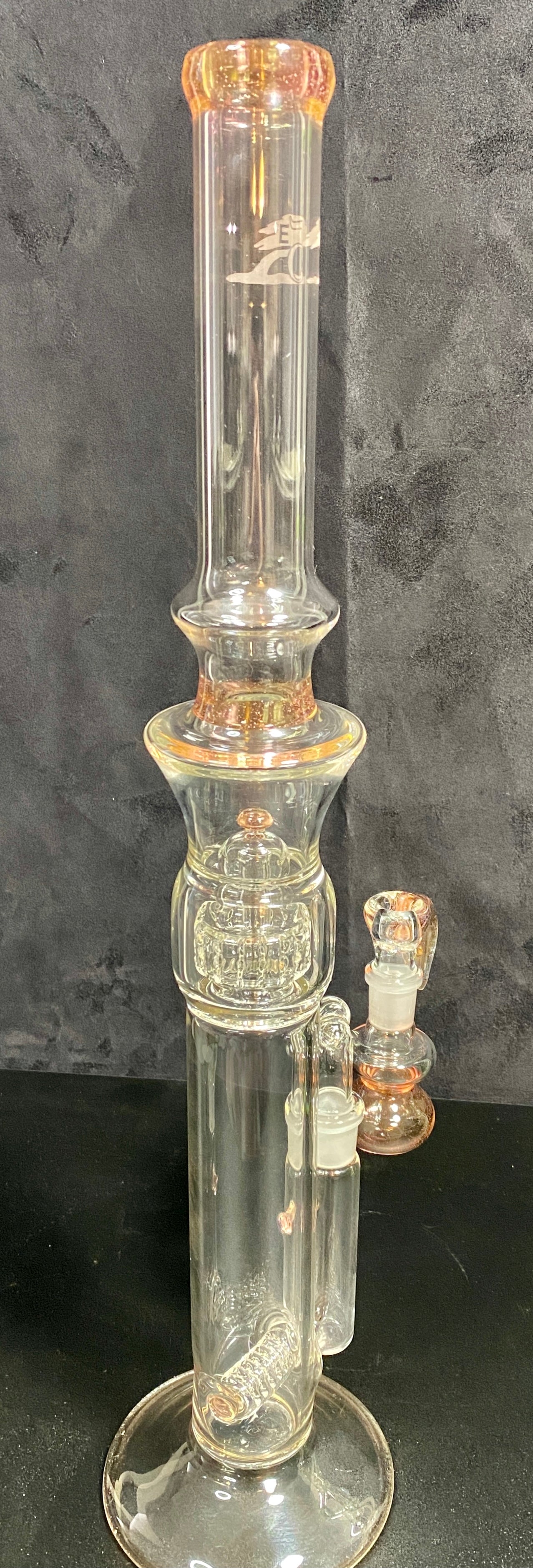 5 3lements Glass CFL Serum Double Grid Full w- Ash Catcher - TheSmokeyMcPotz Collection 