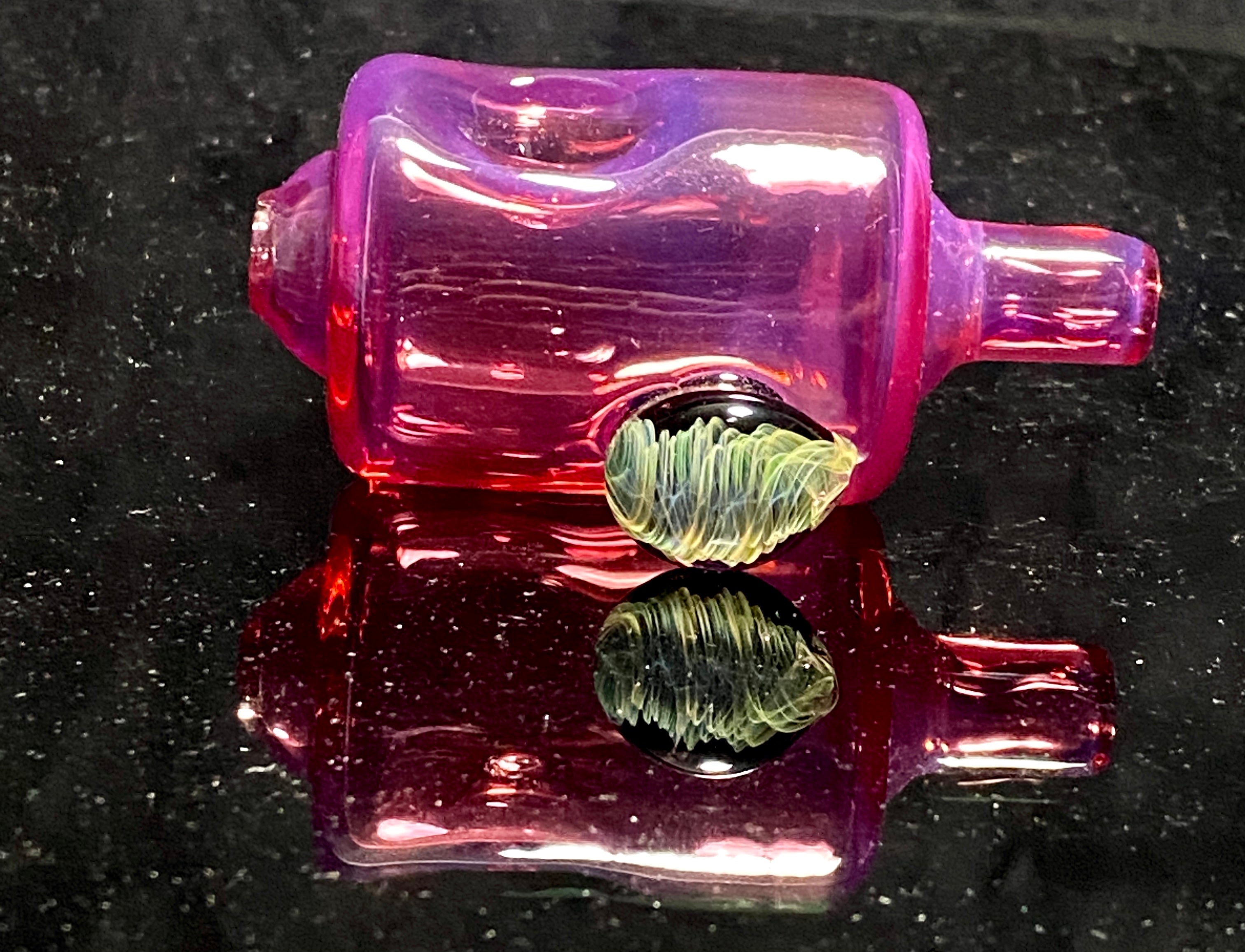 Jhanny Rise Purple Short Spoon w- Millie - TheSmokeyMcPotz Collection 