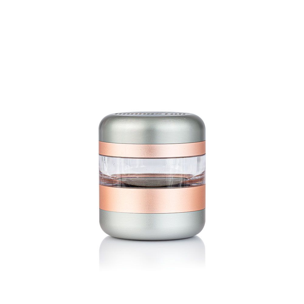 Kannastor GR8TR V2 Jar Body Grinder - Rose Gold - TheSmokeyMcPotz Collection 
