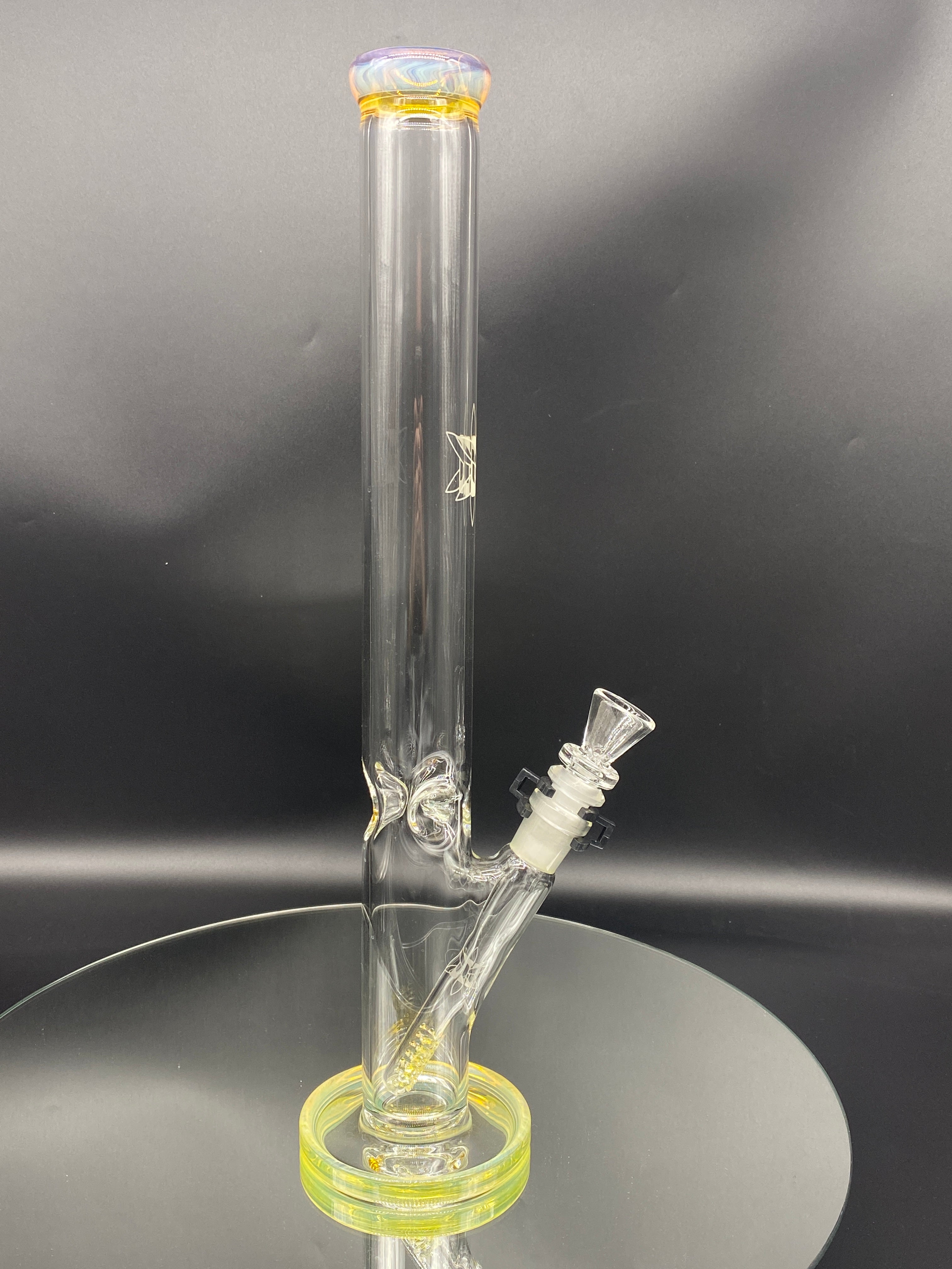 ILL Glass 17" NS Yellow 44x4 Tube - TheSmokeyMcPotz Collection 