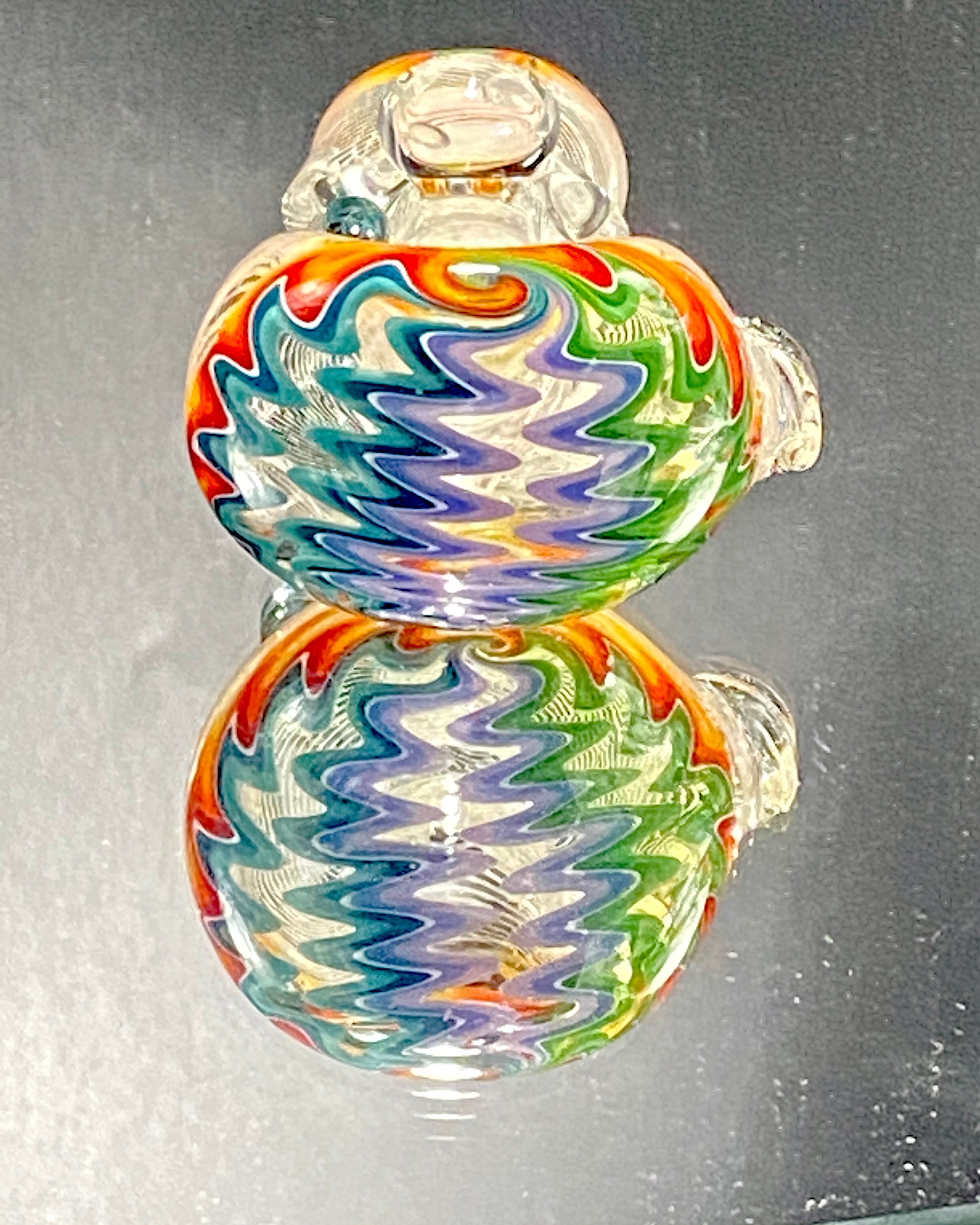 Global Glassworks Heady AF UV Spoon Rainbow Multi-Color - TheSmokeyMcPotz Collection 