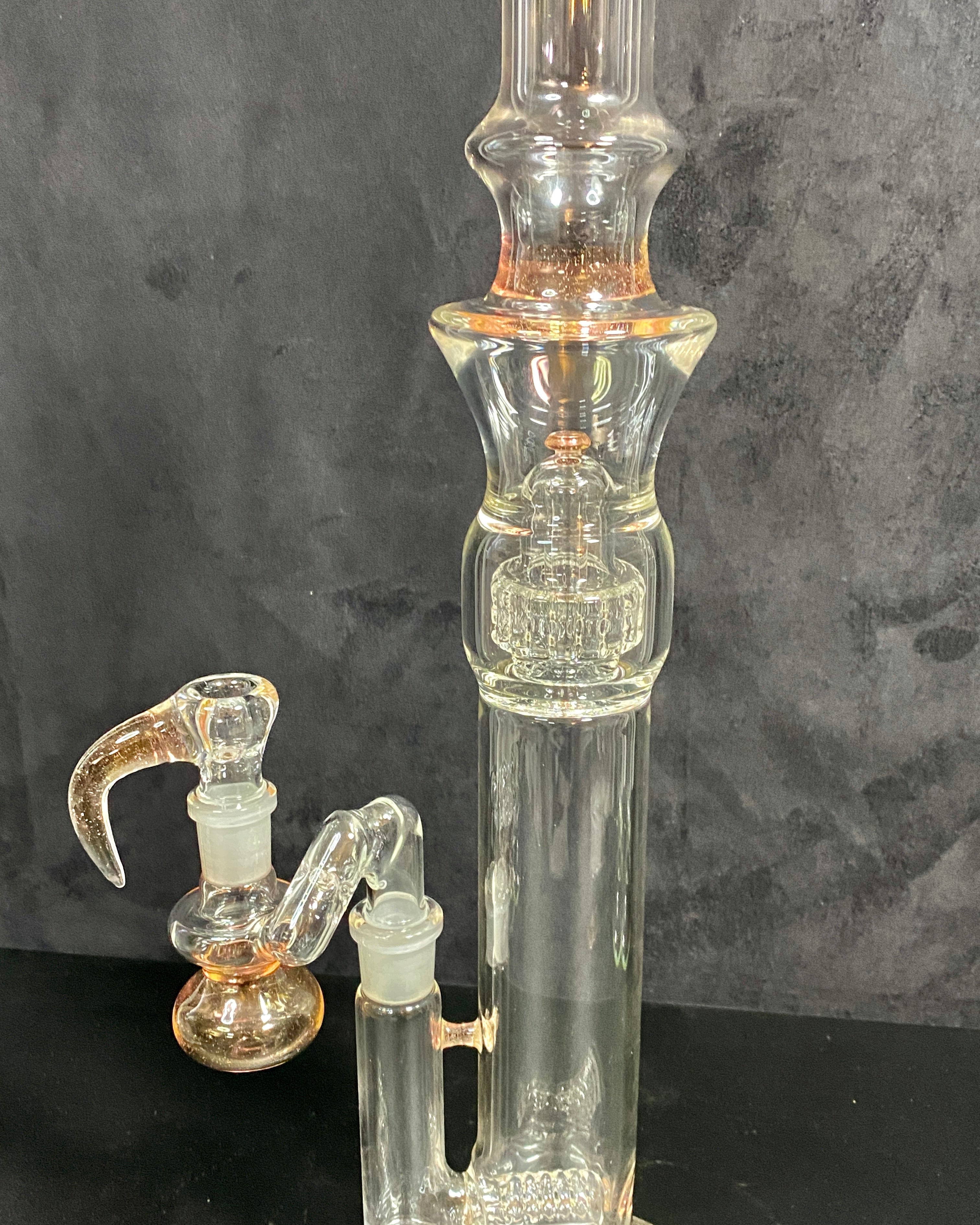 5 3lements Glass CFL Serum Double Grid Full w- Ash Catcher - TheSmokeyMcPotz Collection 
