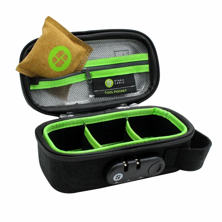 StashLogix Silverton Black SMALL - TheSmokeyMcPotz Collection 