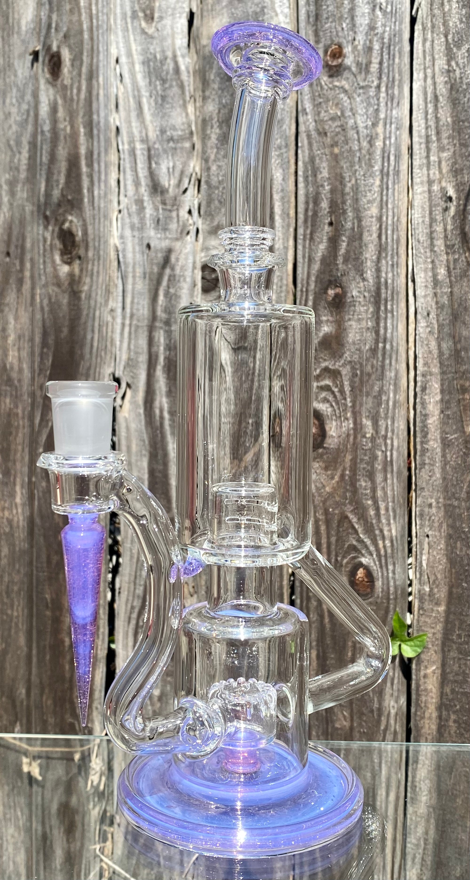 The Glass Carpenter Purple Lilac Bubble Dumper