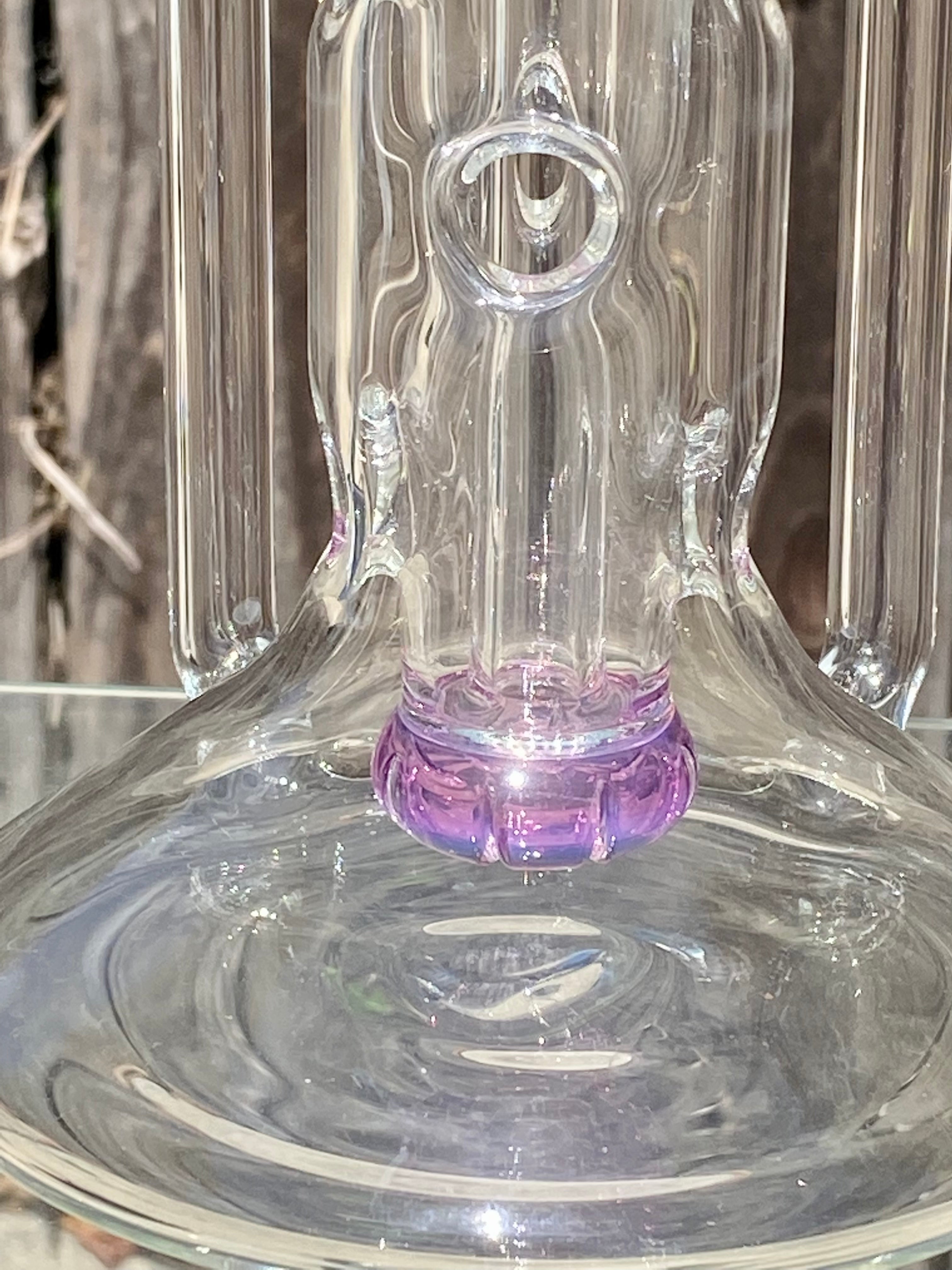 “Pre-Loved” Gobs Glass Royal Jelly Extra Tall 10” Swiss Double Recycler