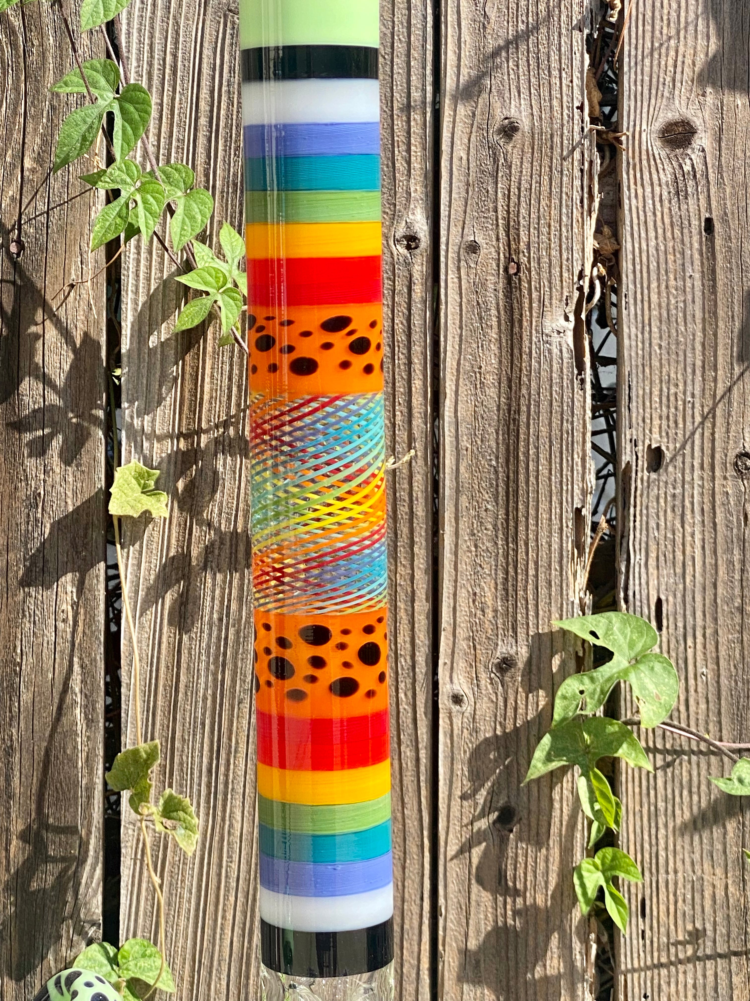 Hops Glass Worked Straight Tube