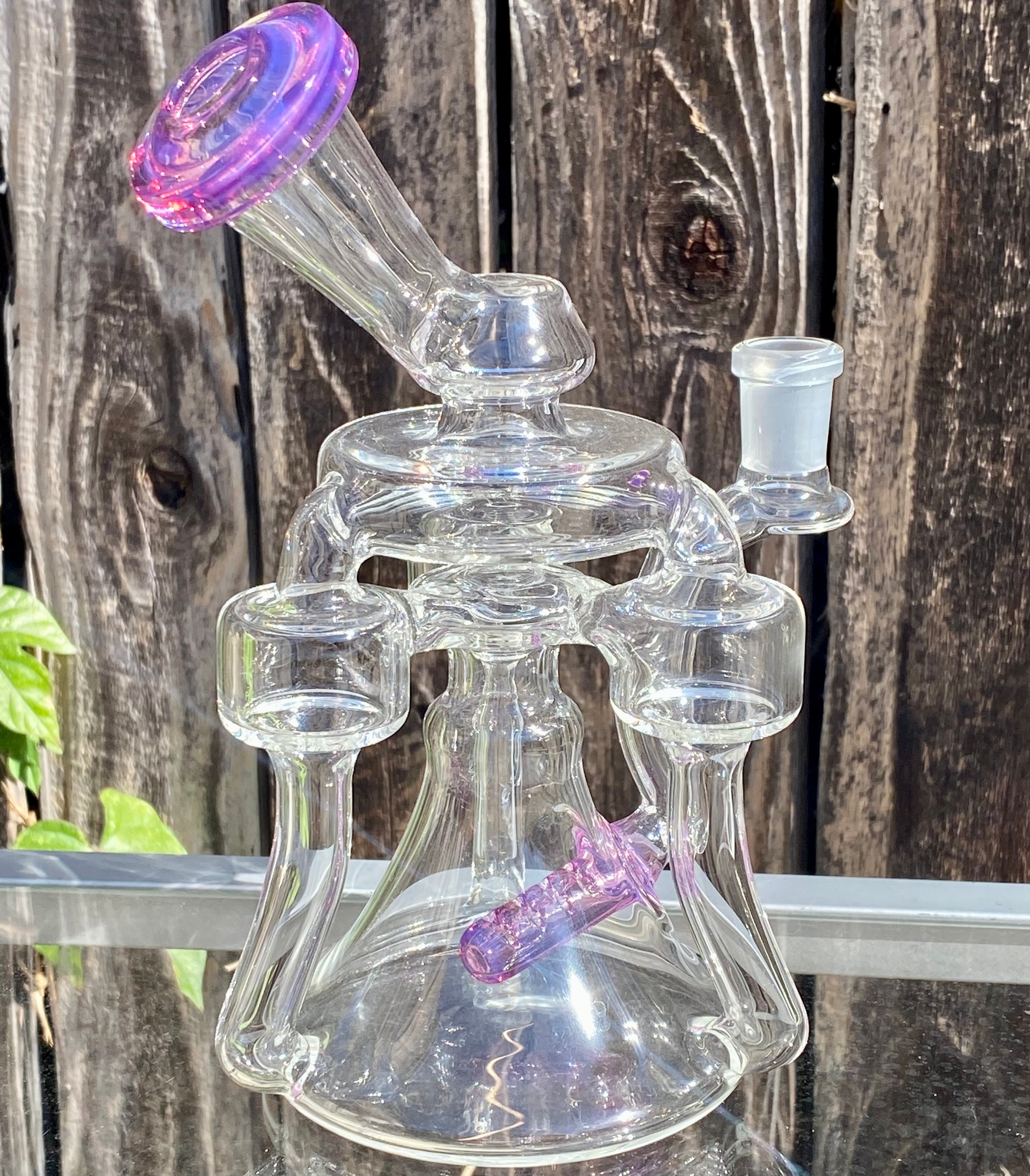 Gobs Glass Royal Jelly 14mm Triple Recycler