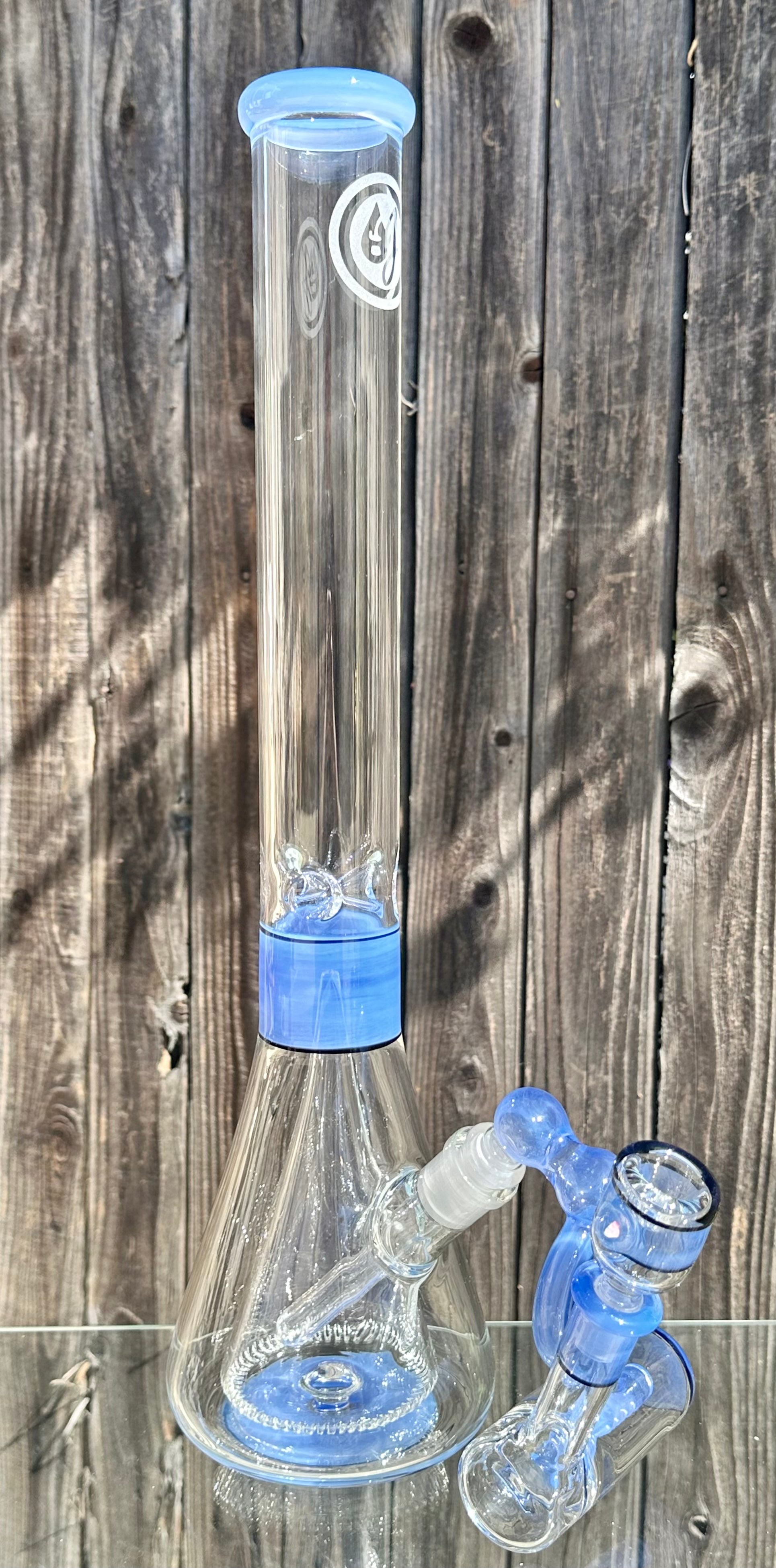 OJ Flame Ether Collins Beaker w/ Matching Inline Ashcatcher