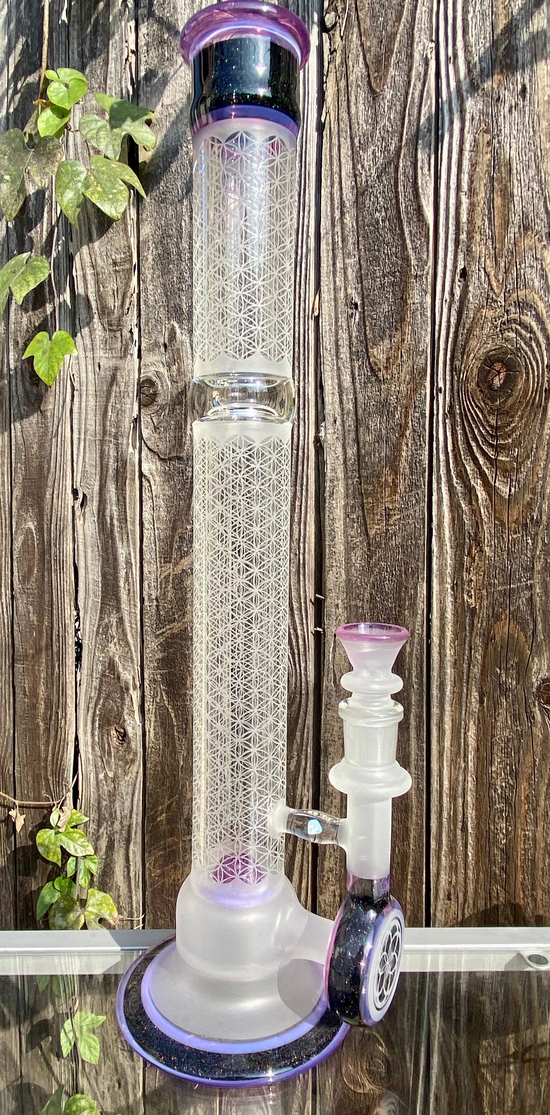 Seed of Life (SOL) Custom Royal Jelly & Crushed Opal Worked Sacred-G SoL-45 Lace-Sphere w/ Matching Dry Catch