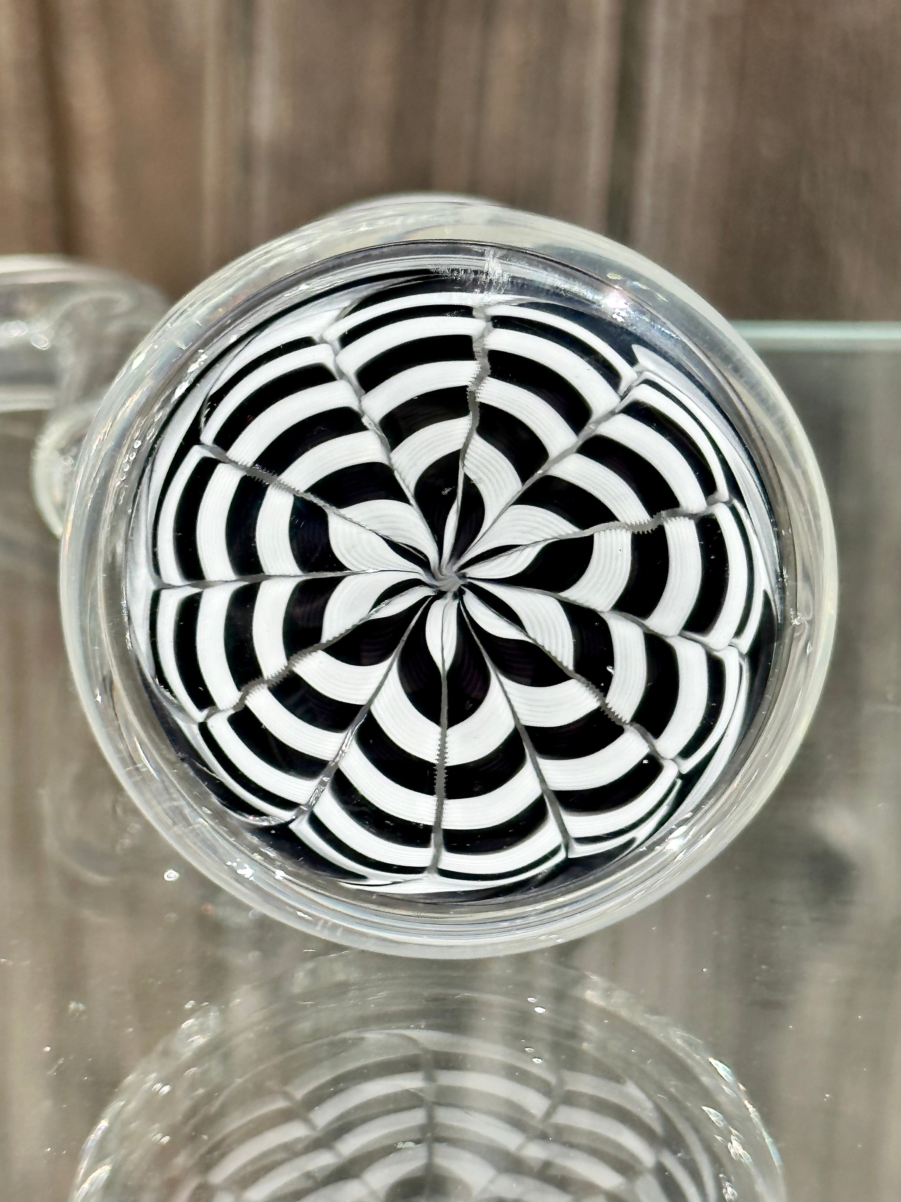OJ Flame Black & White 14mm 90 Degree Dry Catch