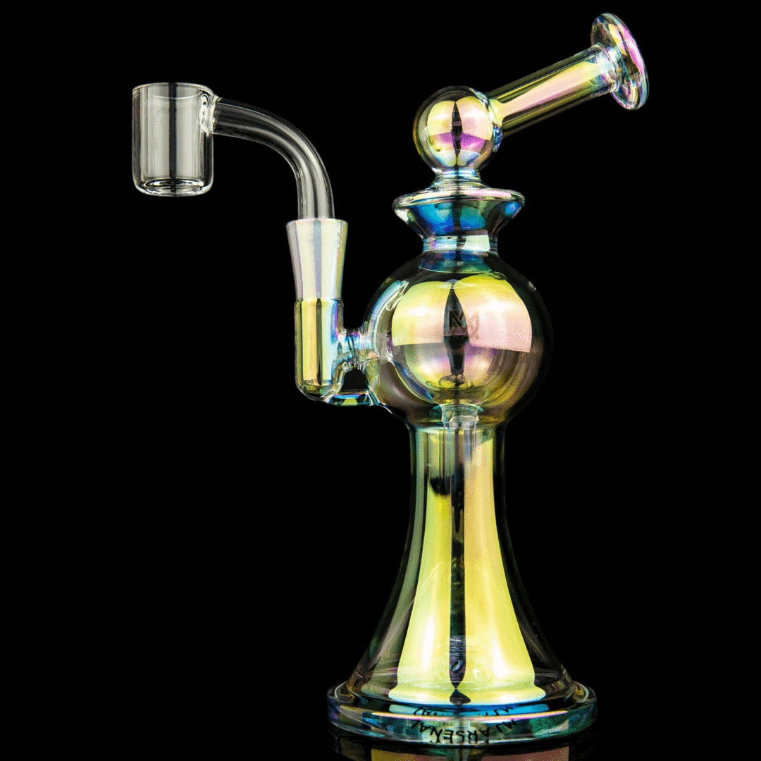 MJ Arsenal Apollo Mini Dab Rig (Orbital Series) LE (Iriedescent) - TheSmokeyMcPotz Collection 