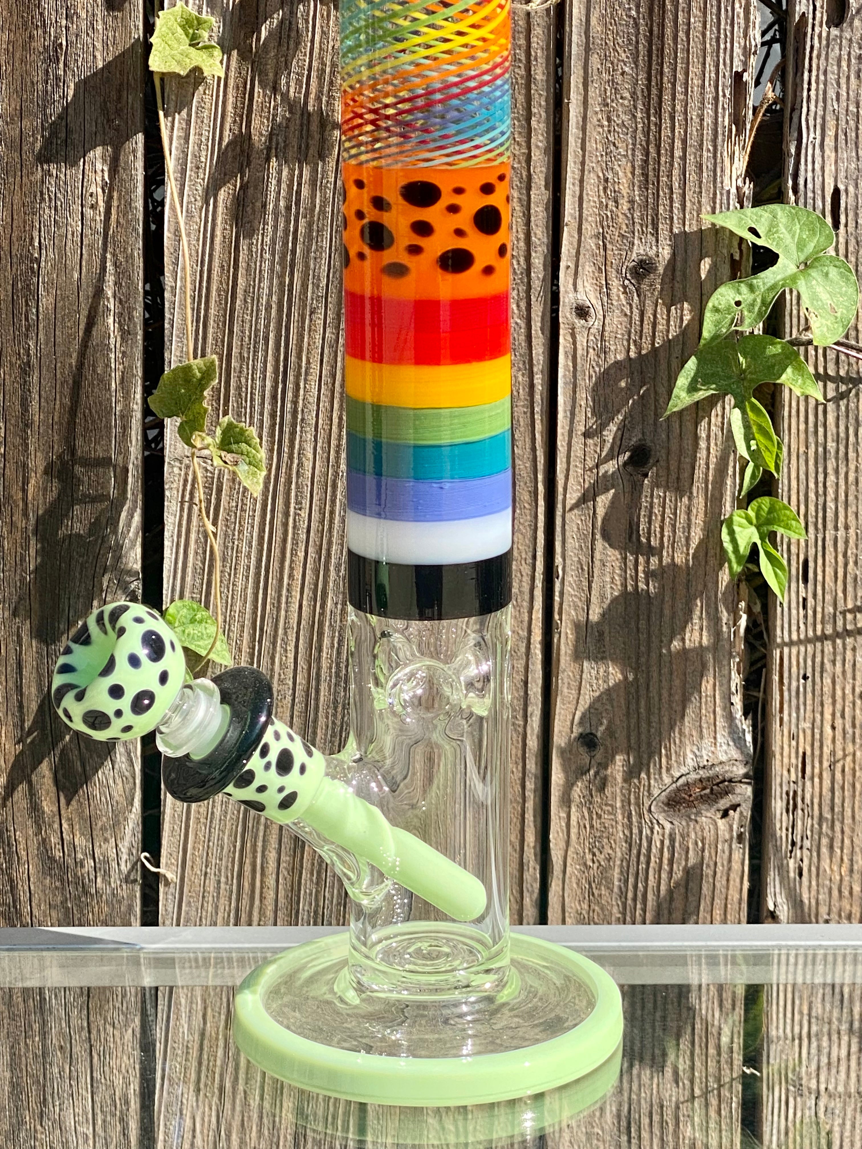 Hops Glass Worked Straight Tube