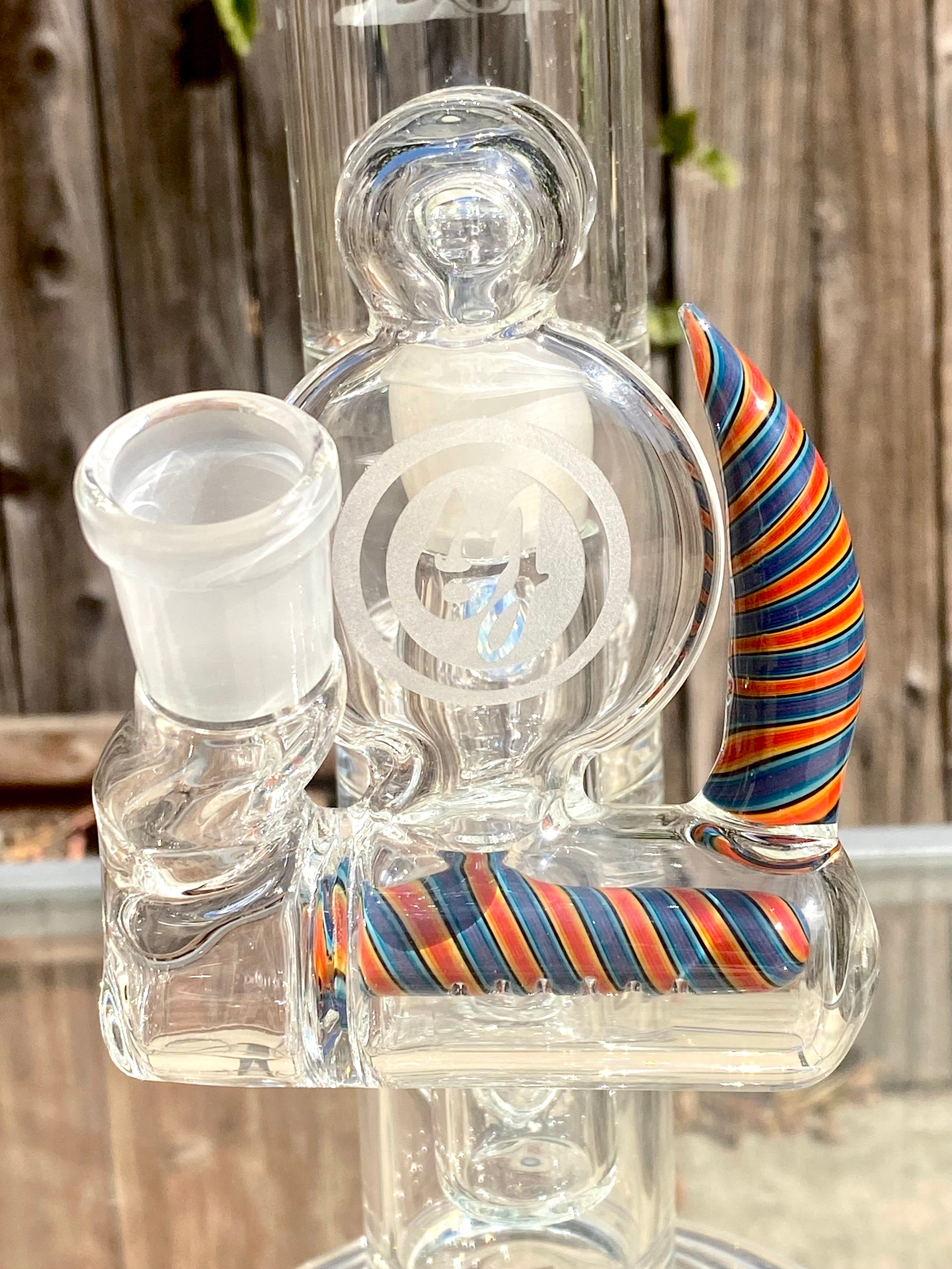 OJ Flame 18mm 90 Degree Inline Ashcatcher