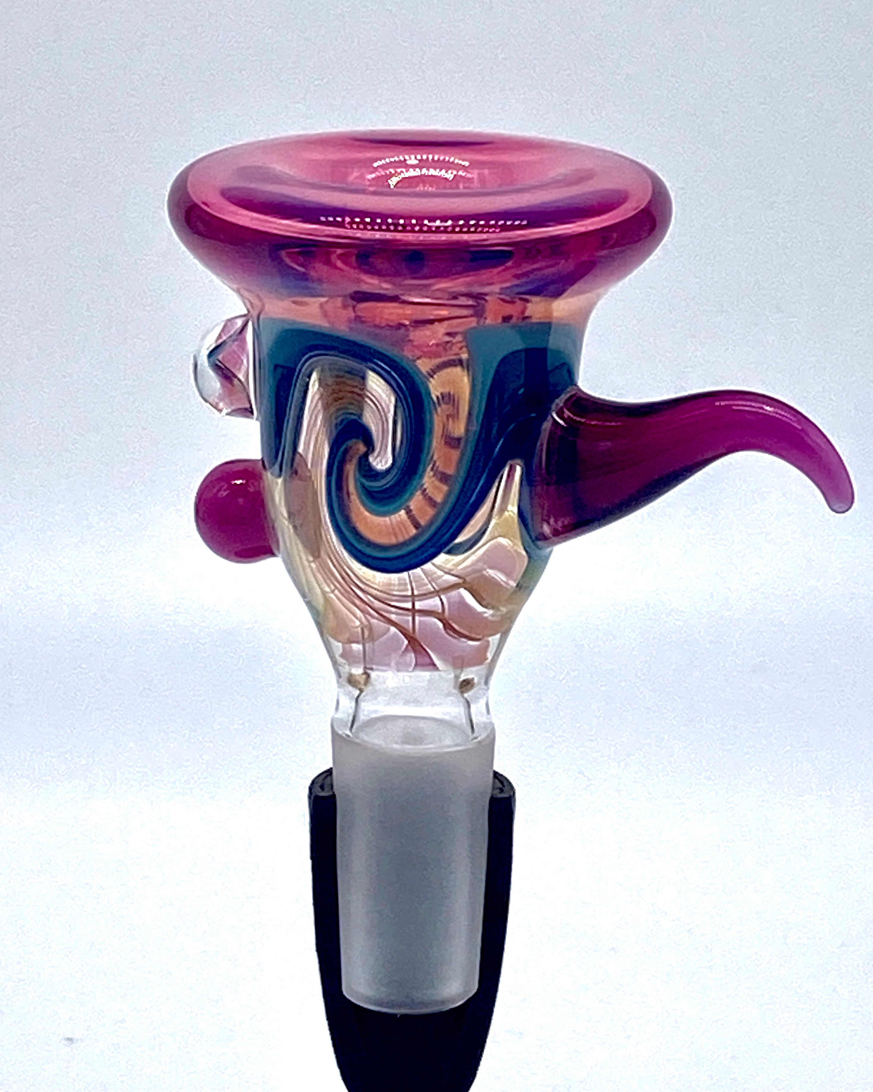 Gasp One Royal Jelly, Stargazer & Fumed Side-Car 14mm Dewar Bubbler w/ Matching Slide - TheSmokeyMcPotz Collection 