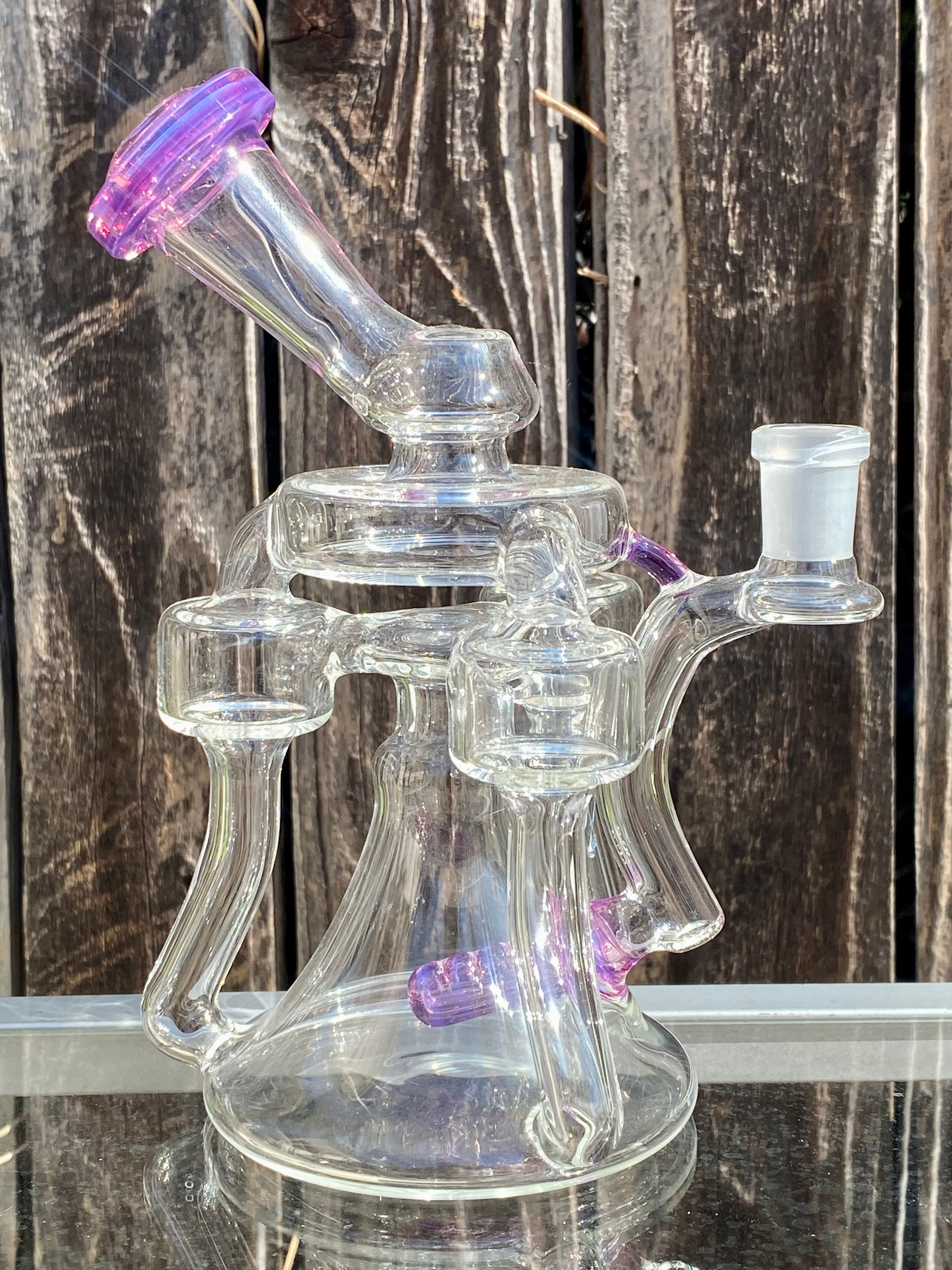 Gobs Glass Royal Jelly 14mm Triple Recycler