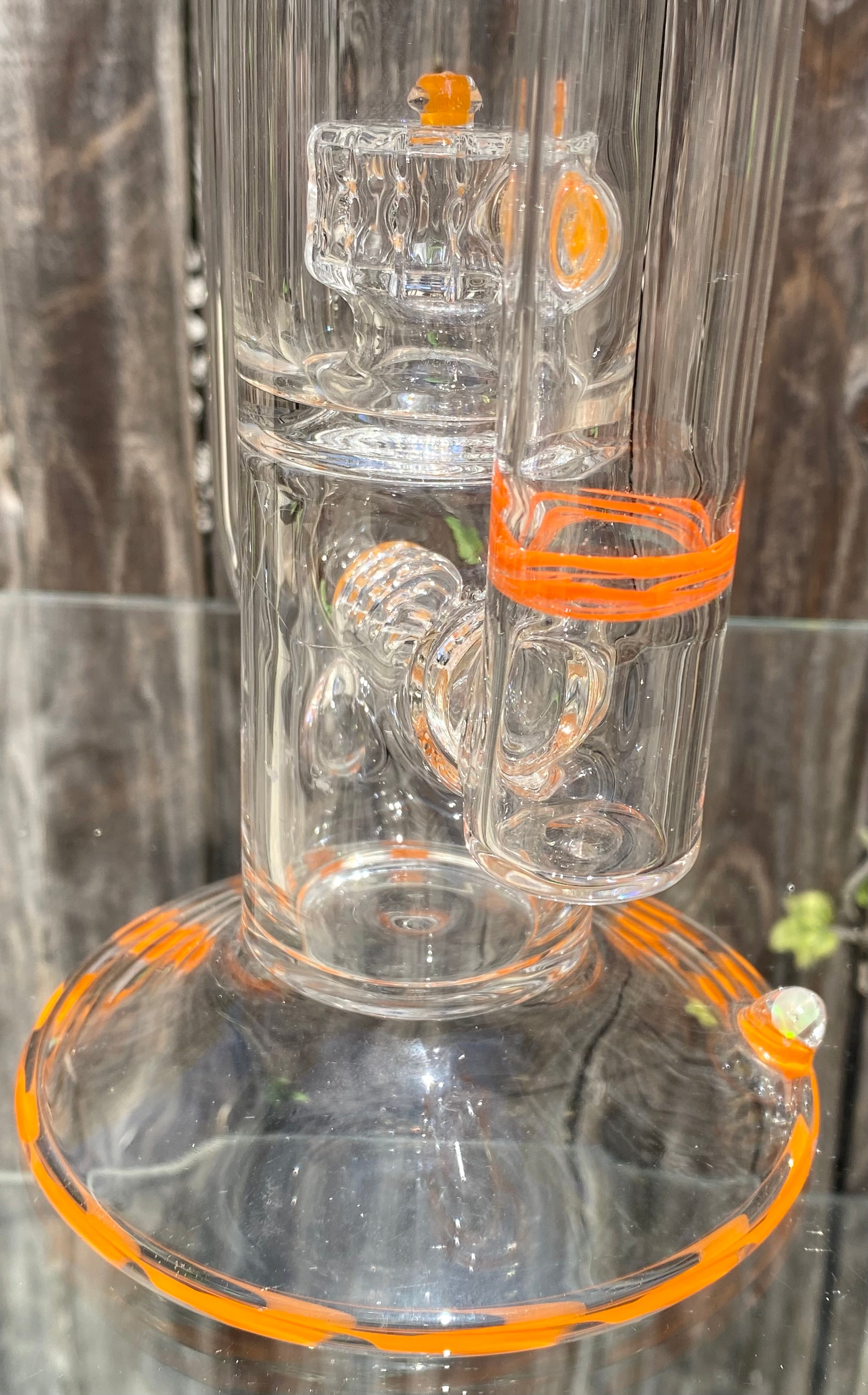 2nd Quality 5_3lements Glass 1st & Only Grid to Triple Recycler Orange Chello