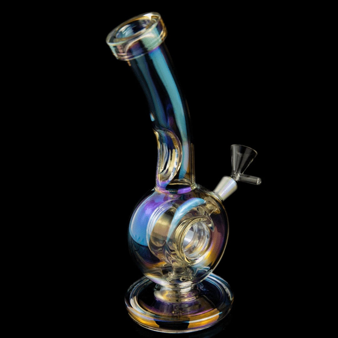 MJ Arsenal Iridescent Saturn Mini Water Pipe - LE