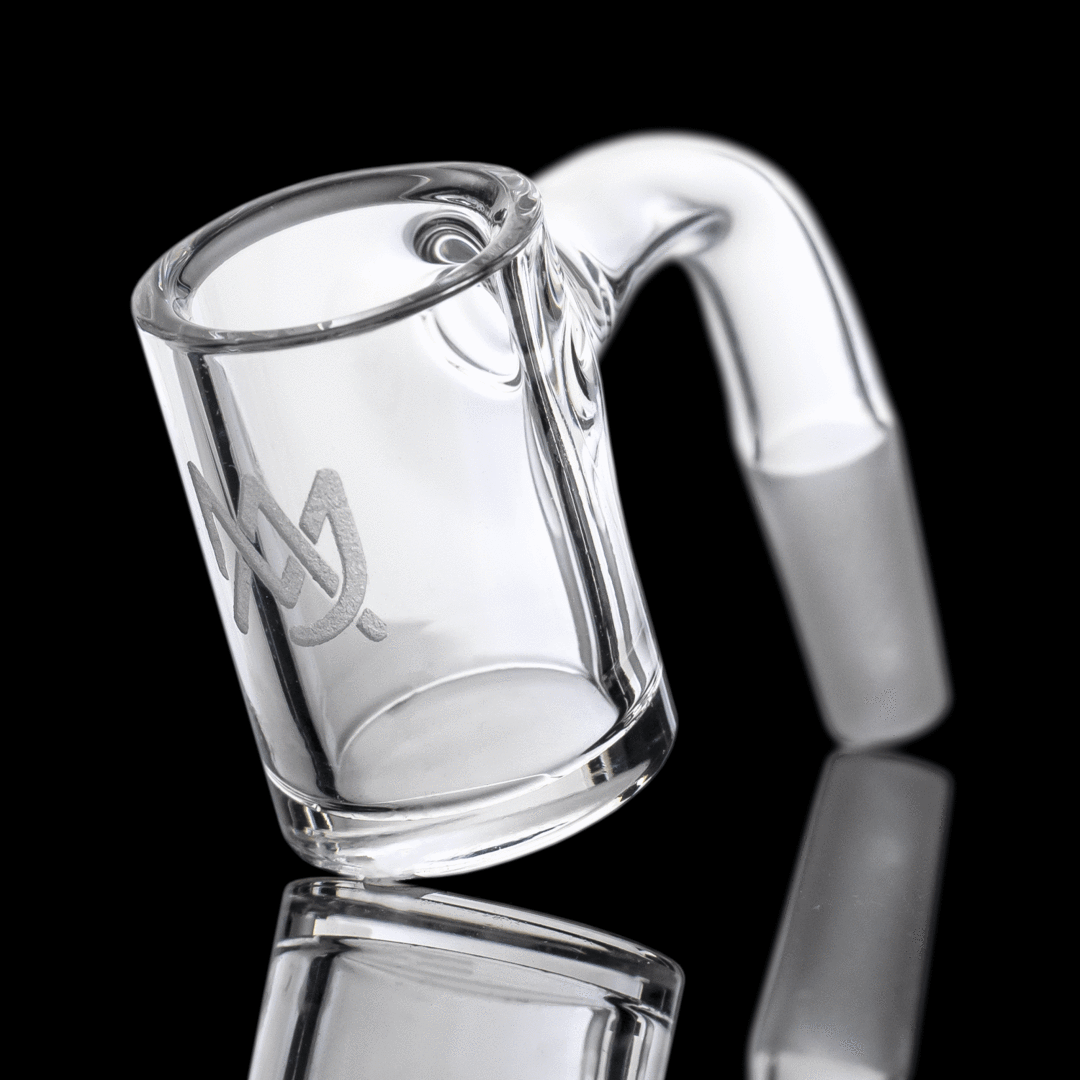 MJ Arsenal Premium Full Weld Clear Quartz Banger Large - TheSmokeyMcPotz Collection 