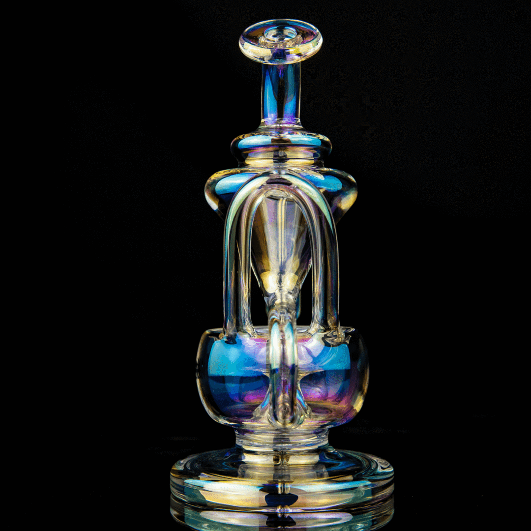 MJ Arsenal Claude Mini Dab Rig LE (Iriedescent) - TheSmokeyMcPotz Collection 