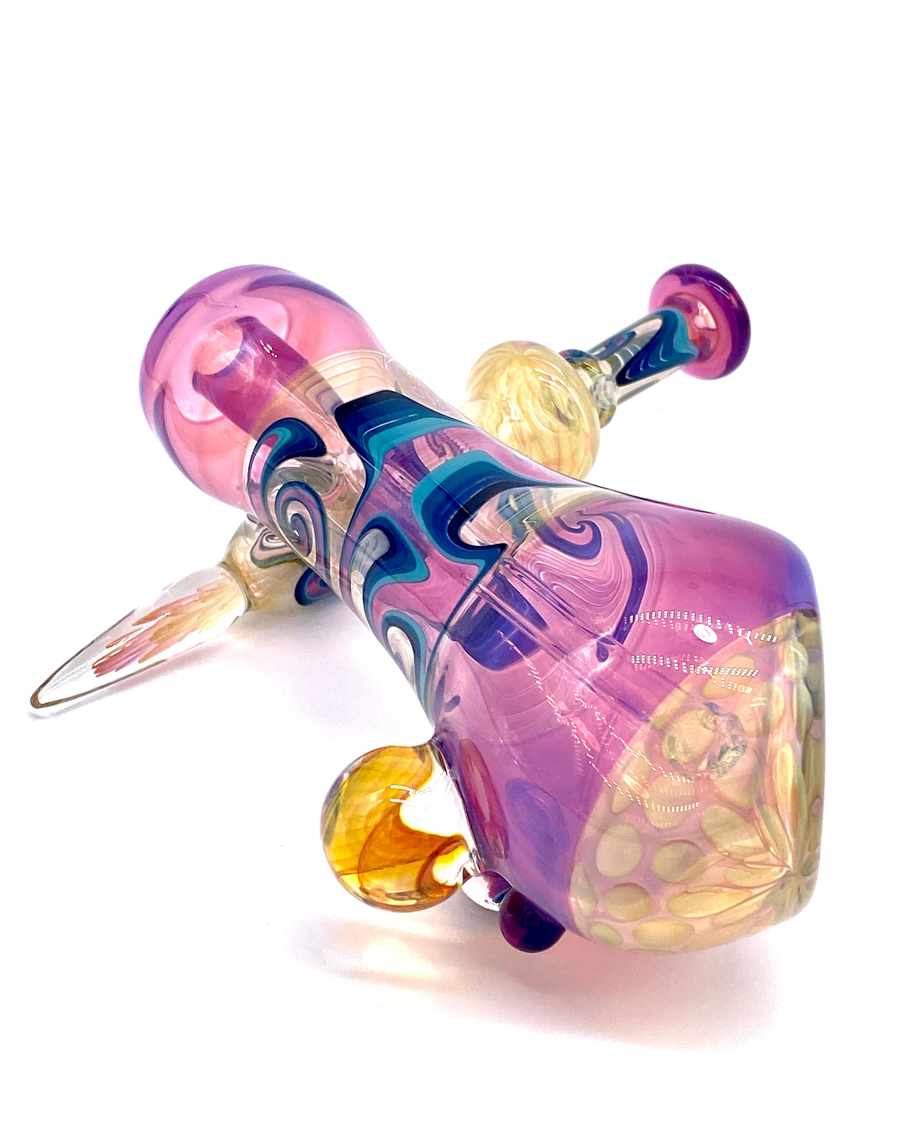 Gasp One Royal Jelly, Stargazer & Fumed Side-Car 14mm Dewar Bubbler w/ Matching Slide - TheSmokeyMcPotz Collection 