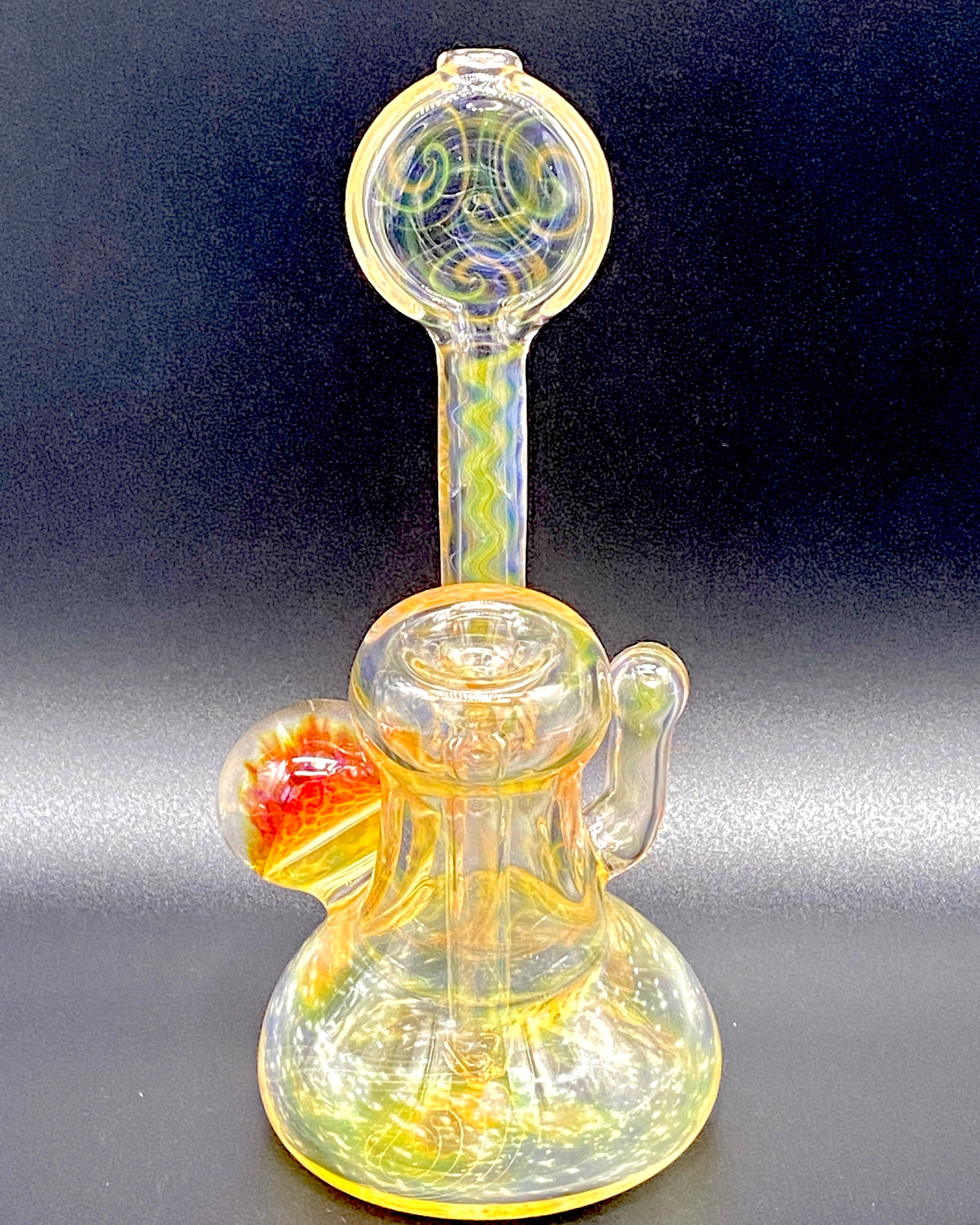 DJack Fully Fumed Snorkel Bubbler - TheSmokeyMcPotz Collection 