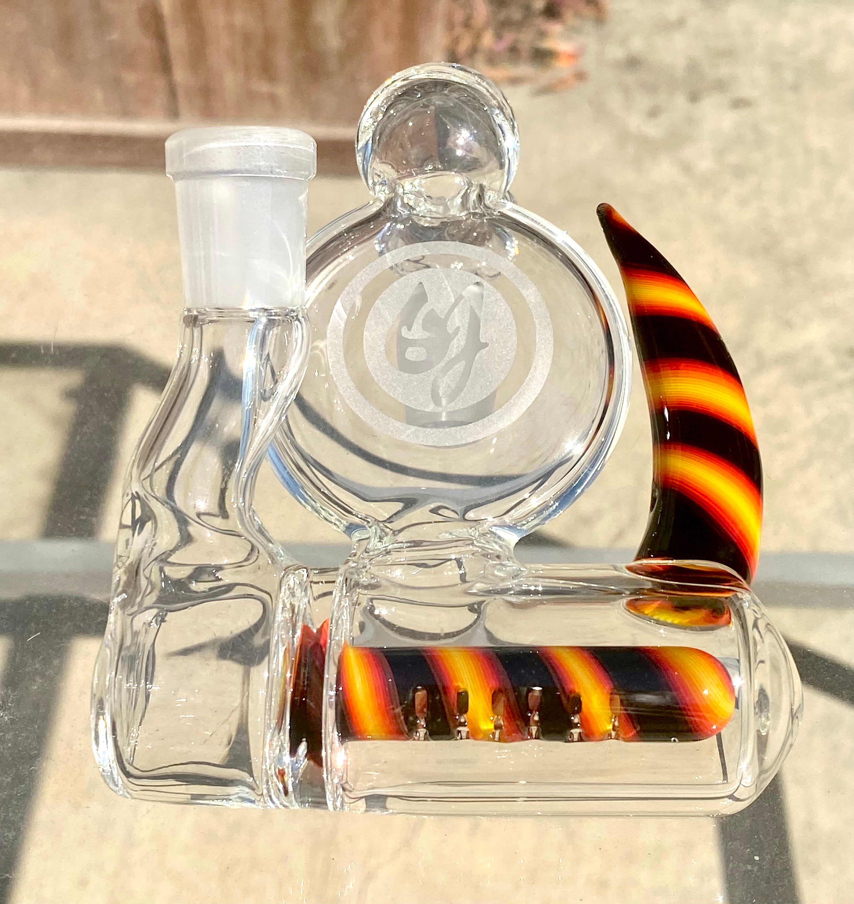 OJ Flame 14mm 90 Degree Inline Ashcatcher