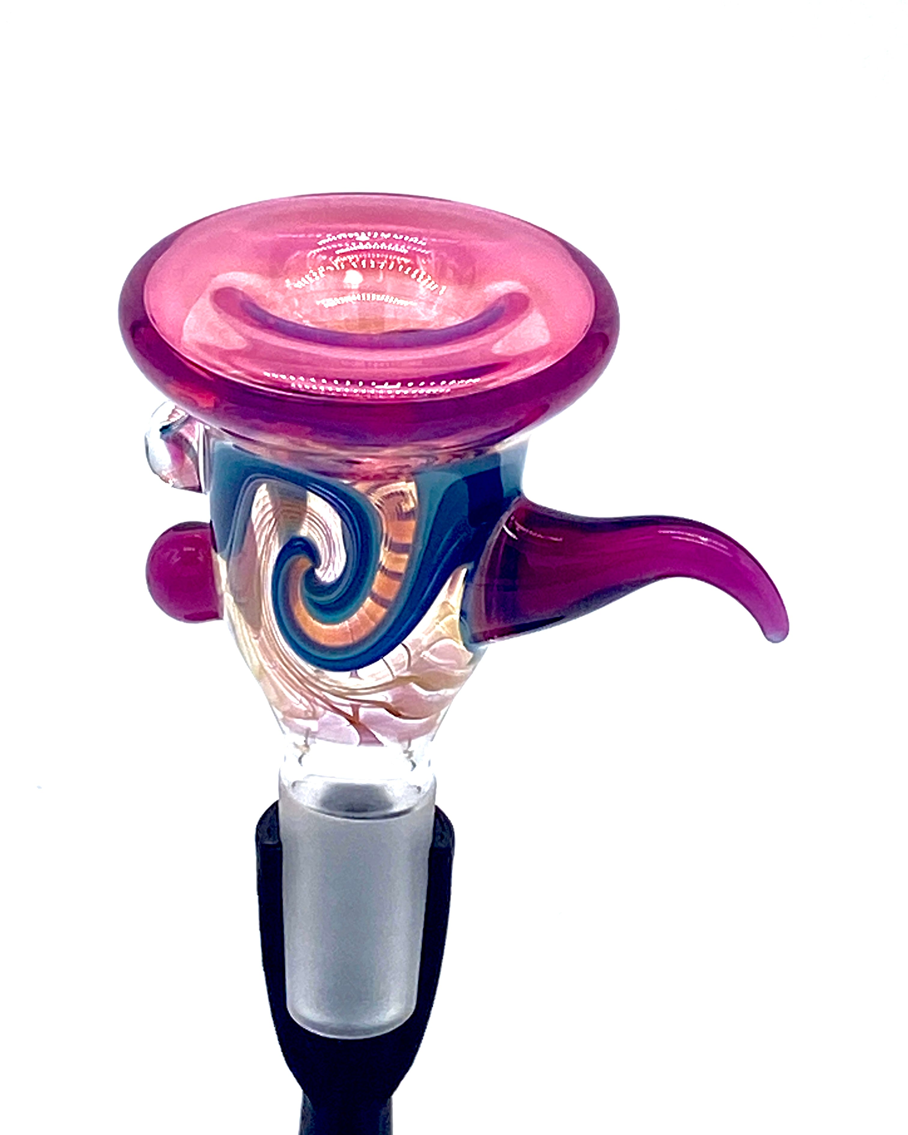 Gasp One Royal Jelly, Stargazer & Fumed Side-Car 14mm Dewar Bubbler w/ Matching Slide - TheSmokeyMcPotz Collection 