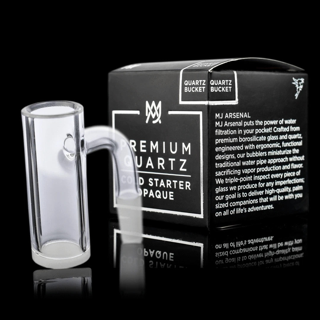 MJ Arsenal Premium Half Weld Cold Start Quartz Banger (Opaque) - TheSmokeyMcPotz Collection 