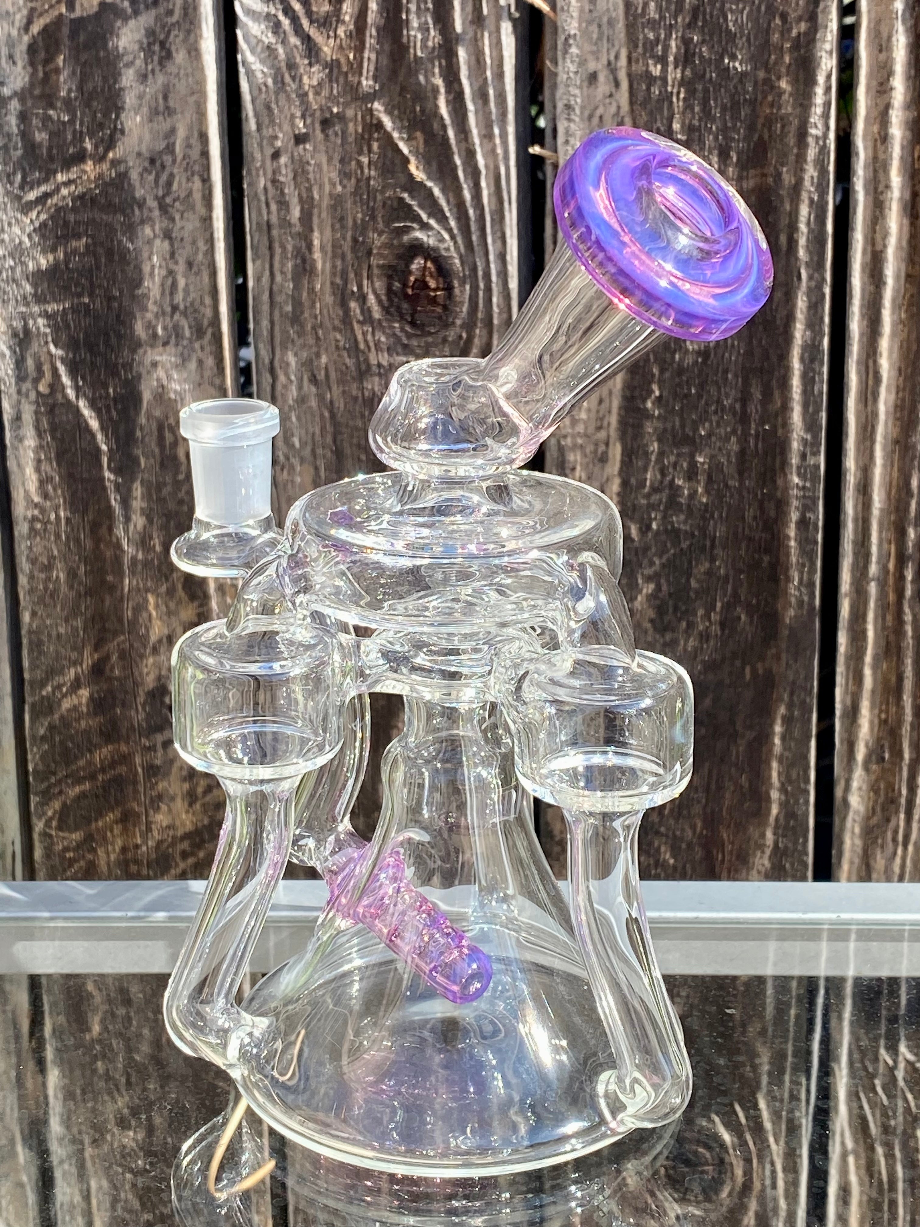 Gobs Glass Royal Jelly 14mm Triple Recycler