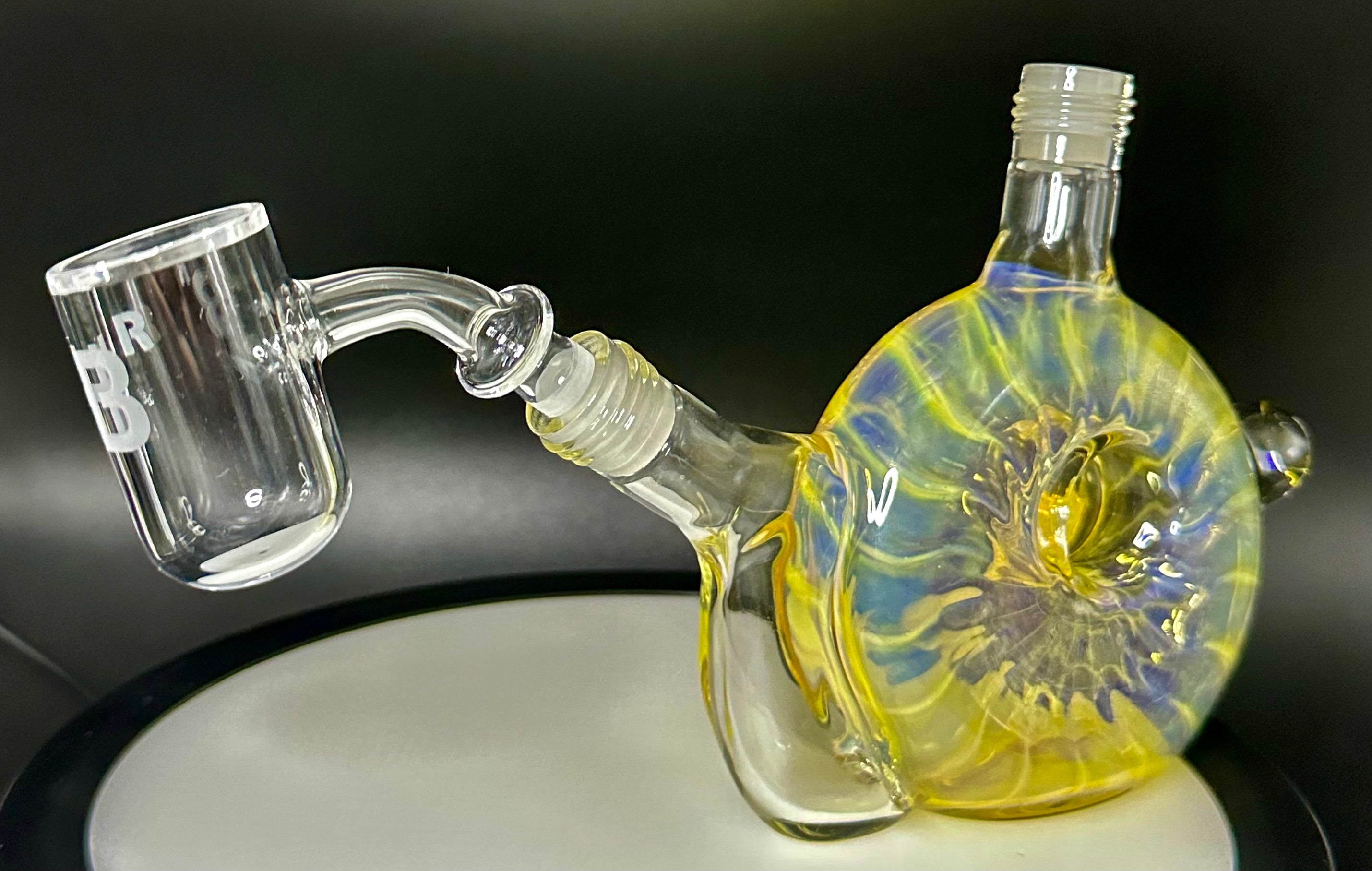 DESHIELDS YELLOW FUME FLASK RIG