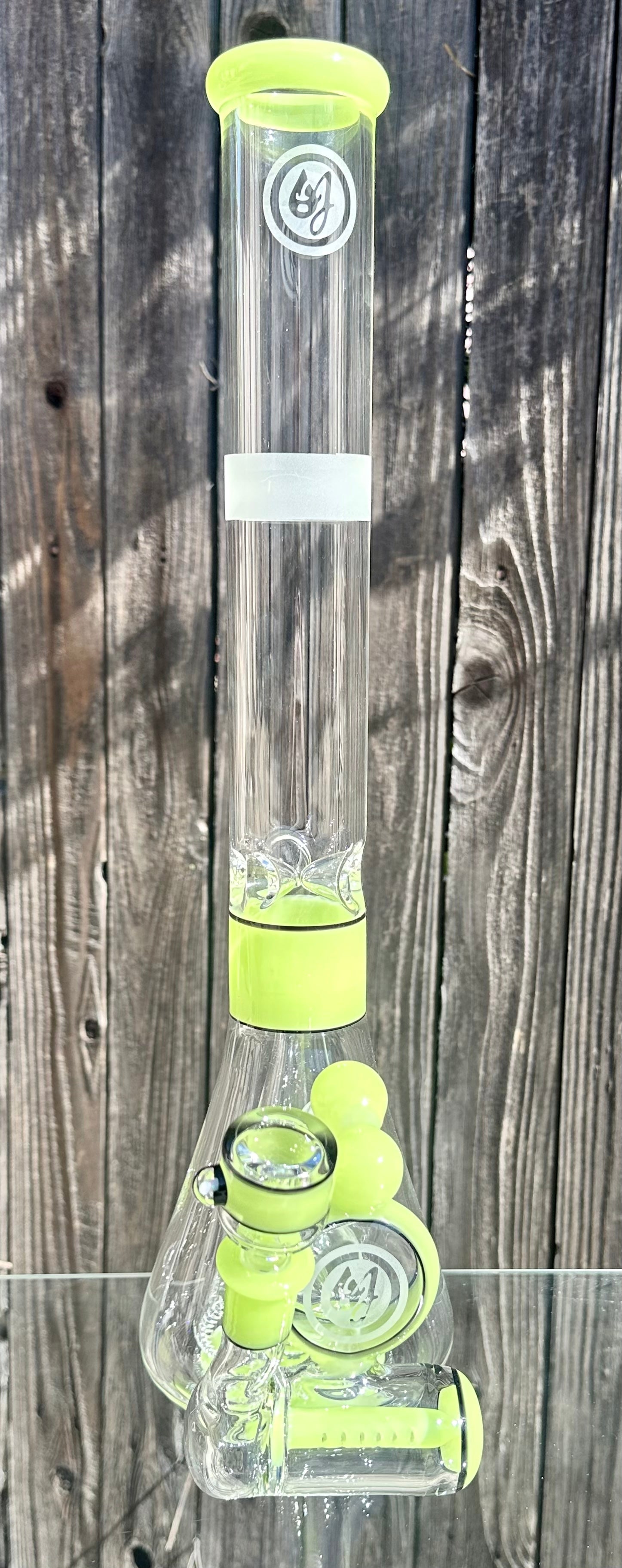 OJ Flame Antidote Collins Beaker w/ Matching Inline Ashcatcher