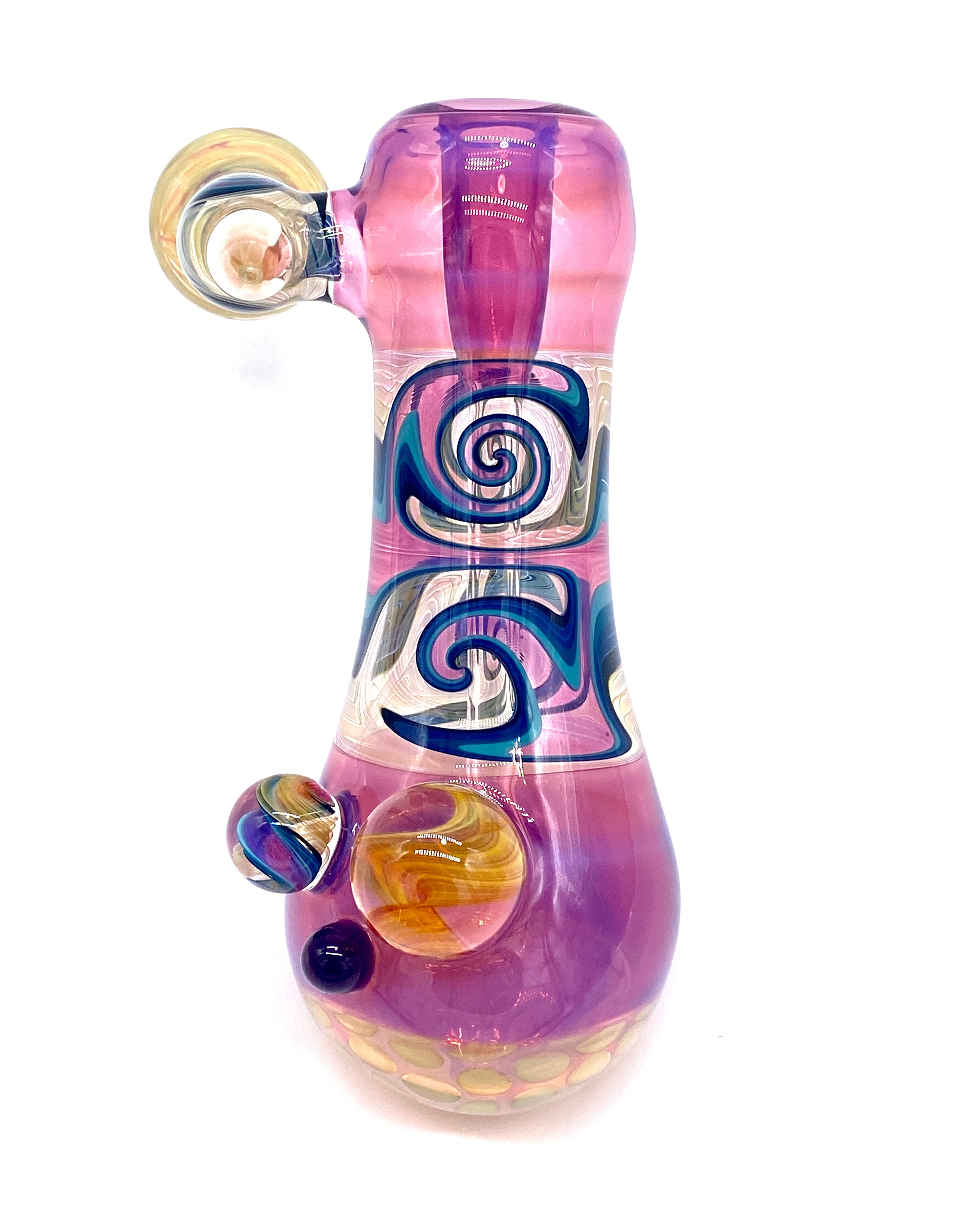 Gasp One Royal Jelly, Stargazer & Fumed Side-Car 14mm Dewar Bubbler w/ Matching Slide - TheSmokeyMcPotz Collection 
