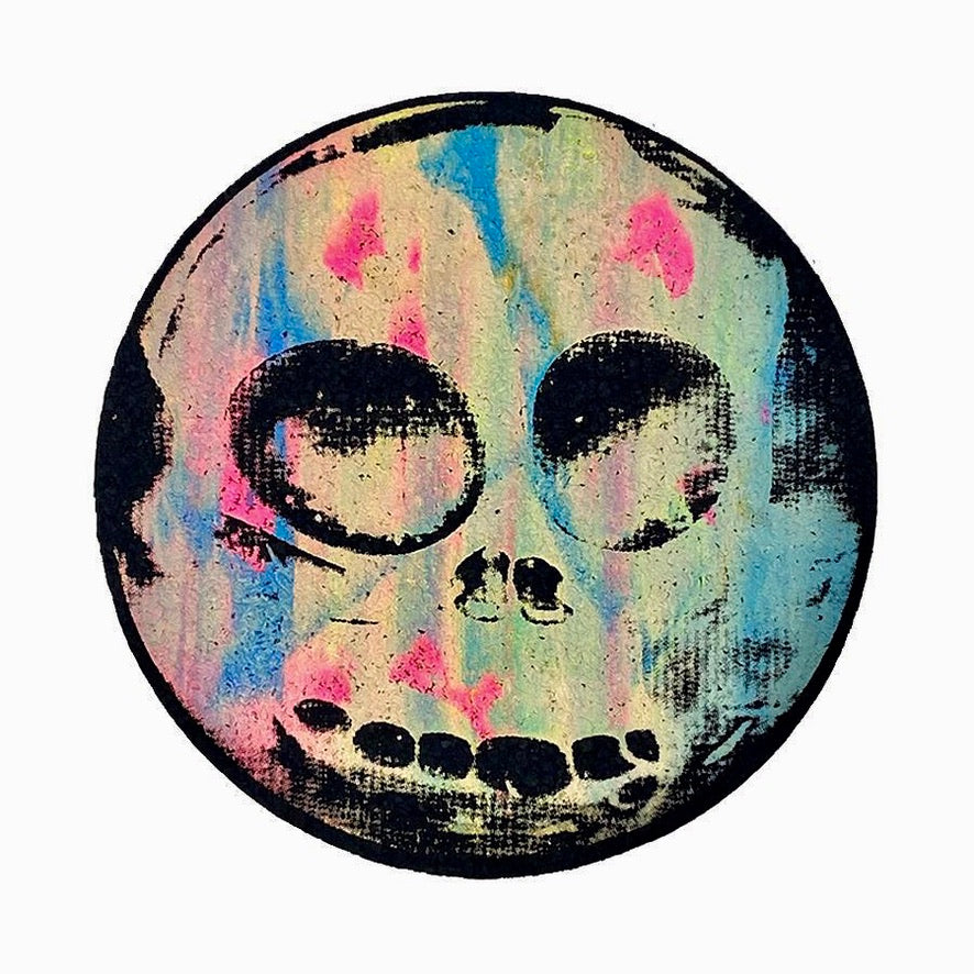 MoodMats Bob Snodgrass 8" circle w/ tie dye print  (*UV) - TheSmokeyMcPotz Collection 