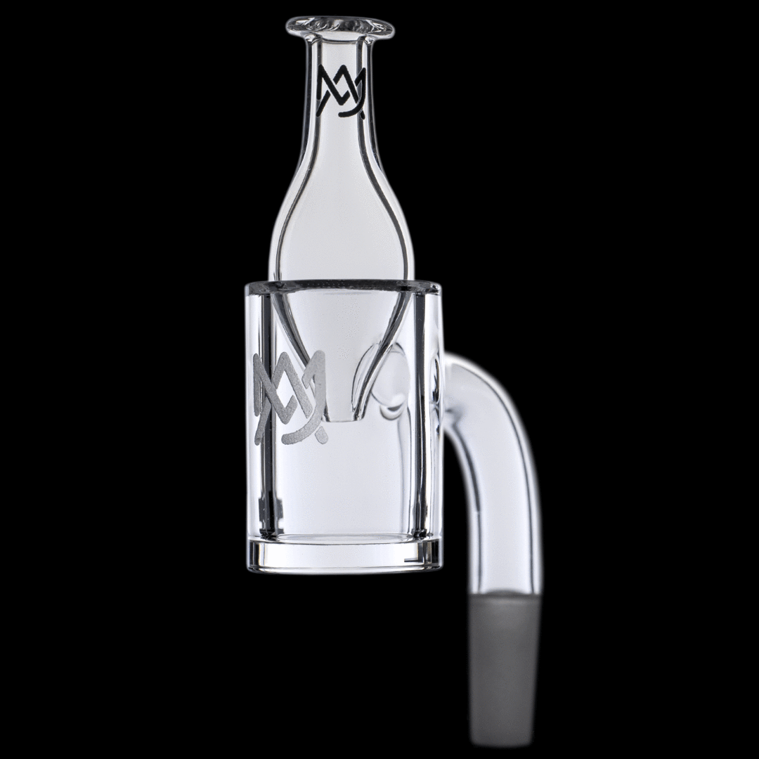 MJ Arsenal Premium Full Weld Clear Quartz Banger Large - TheSmokeyMcPotz Collection 