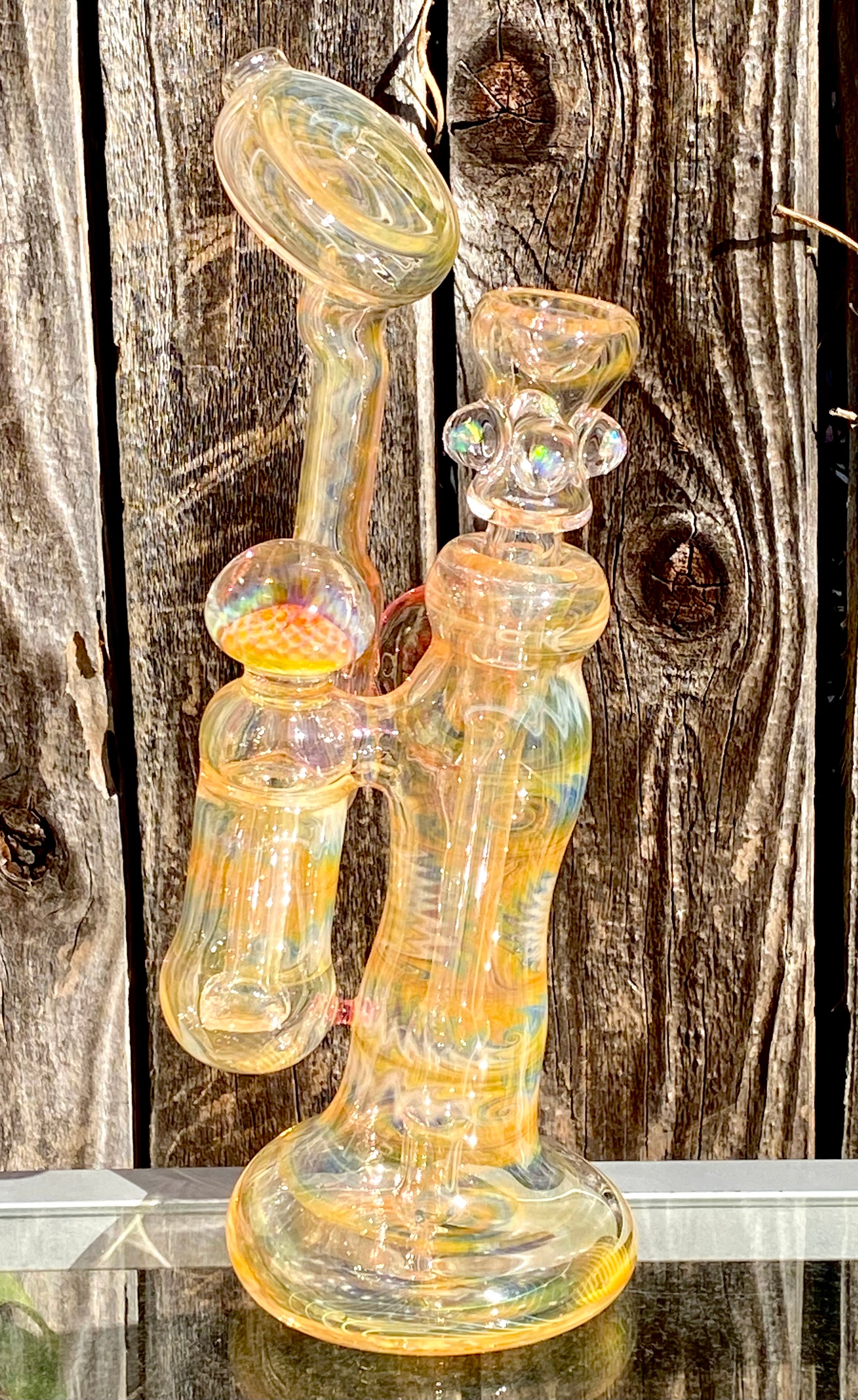 DJack Fully Fumed Large Dewar Double Bubbler 14mm